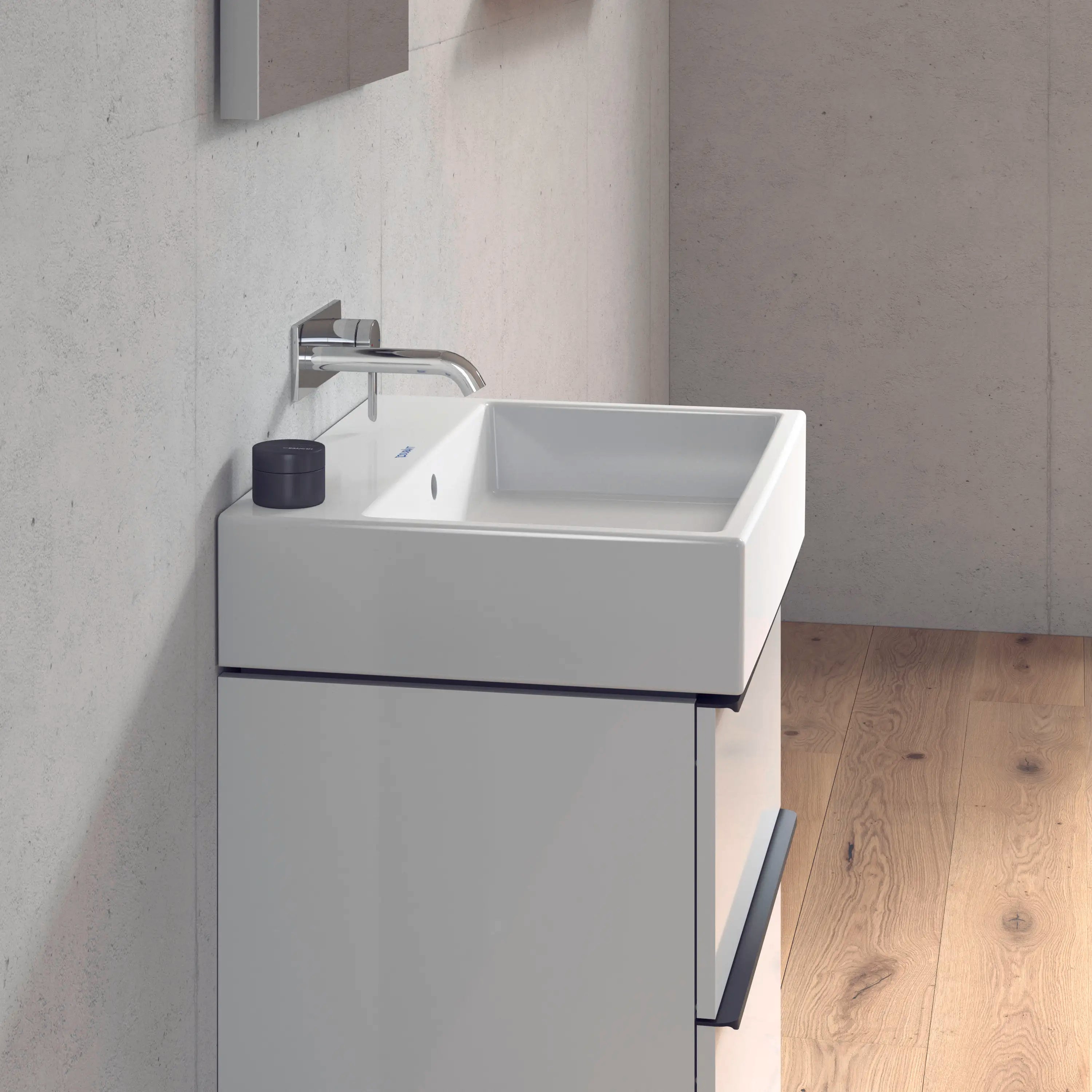Duravit Vero 23 5/8'' Rectangular Wall Mounted Sink in White with Overflow