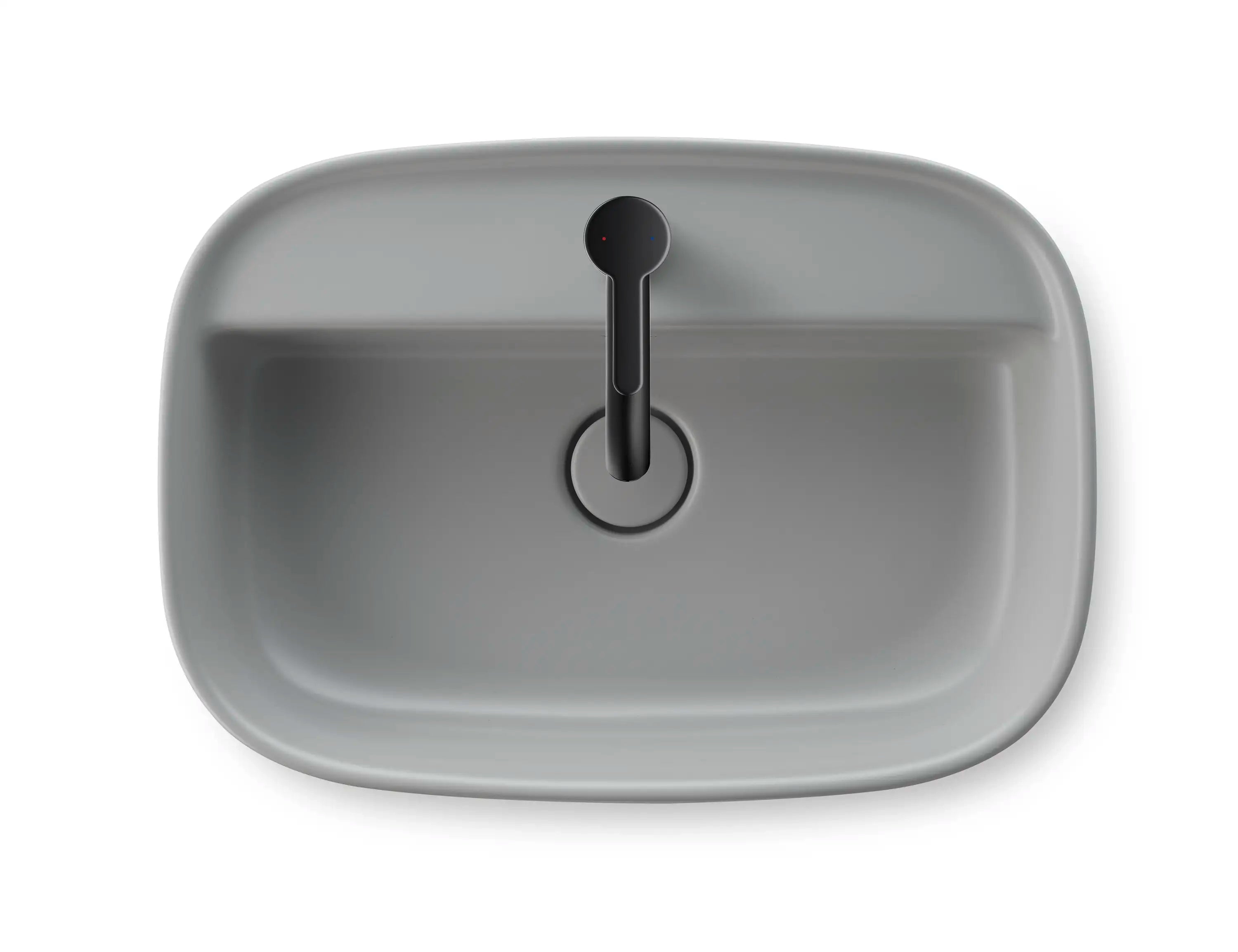 Duravit Zencha 21 5/8'' Rectangular Vessel Sink with Single Faucet Hole and