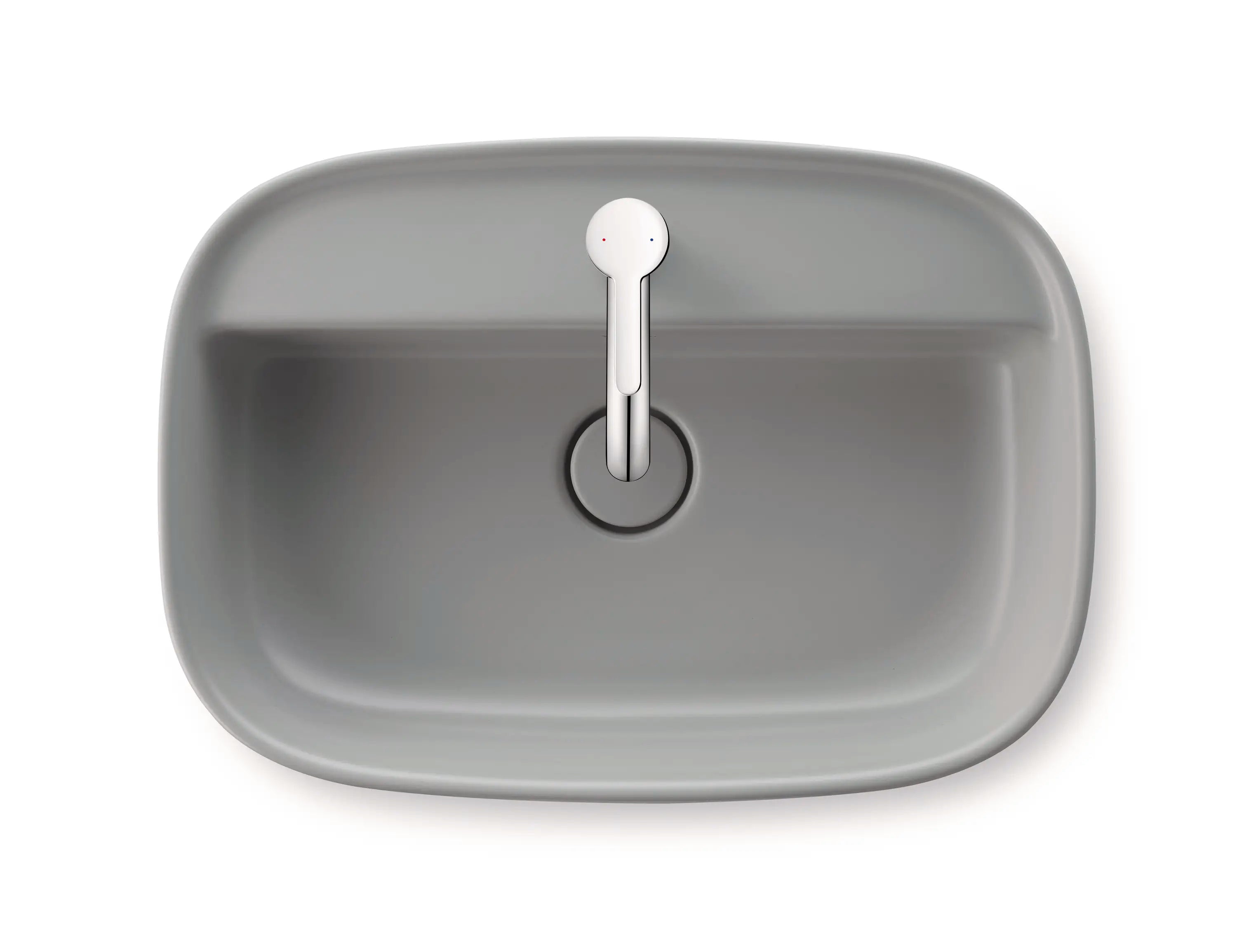 Duravit Zencha 21 5/8'' Rectangular Vessel Sink with Single Faucet Hole and