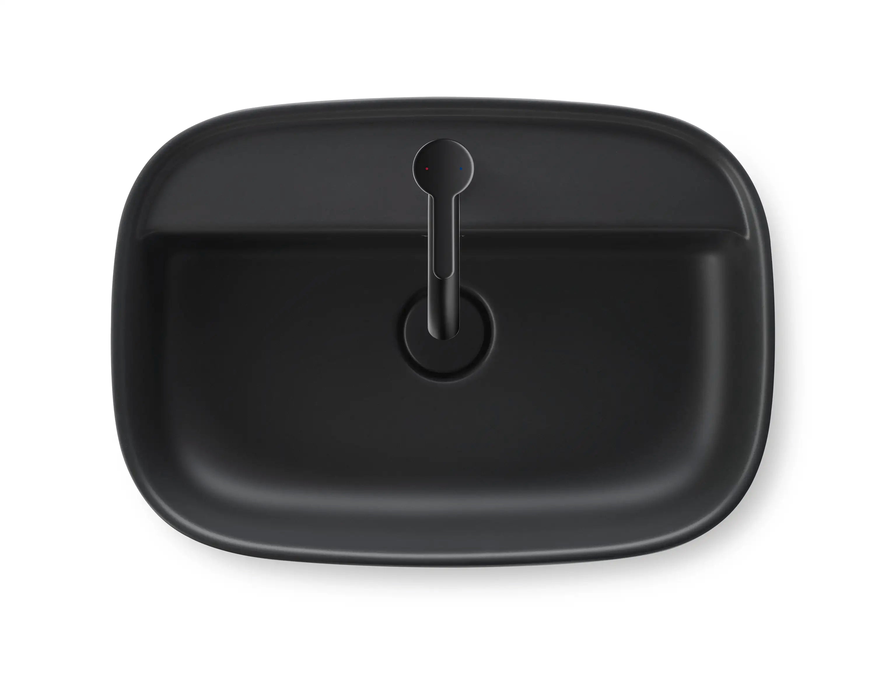 Duravit Zencha 21 5/8'' Rectangular Vessel Sink with Single Faucet Hole and