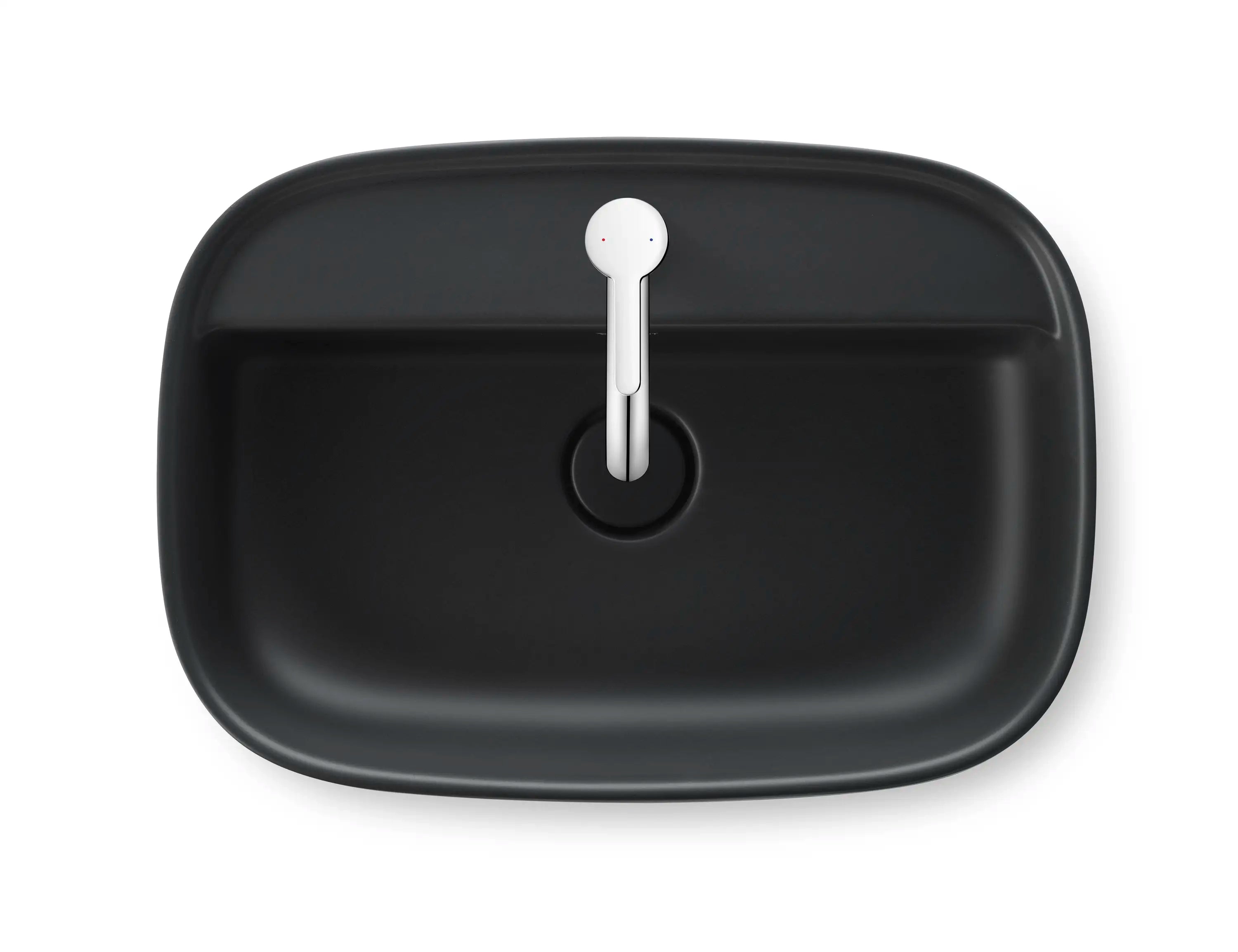Duravit Zencha 21 5/8'' Rectangular Vessel Sink with Single Faucet Hole and