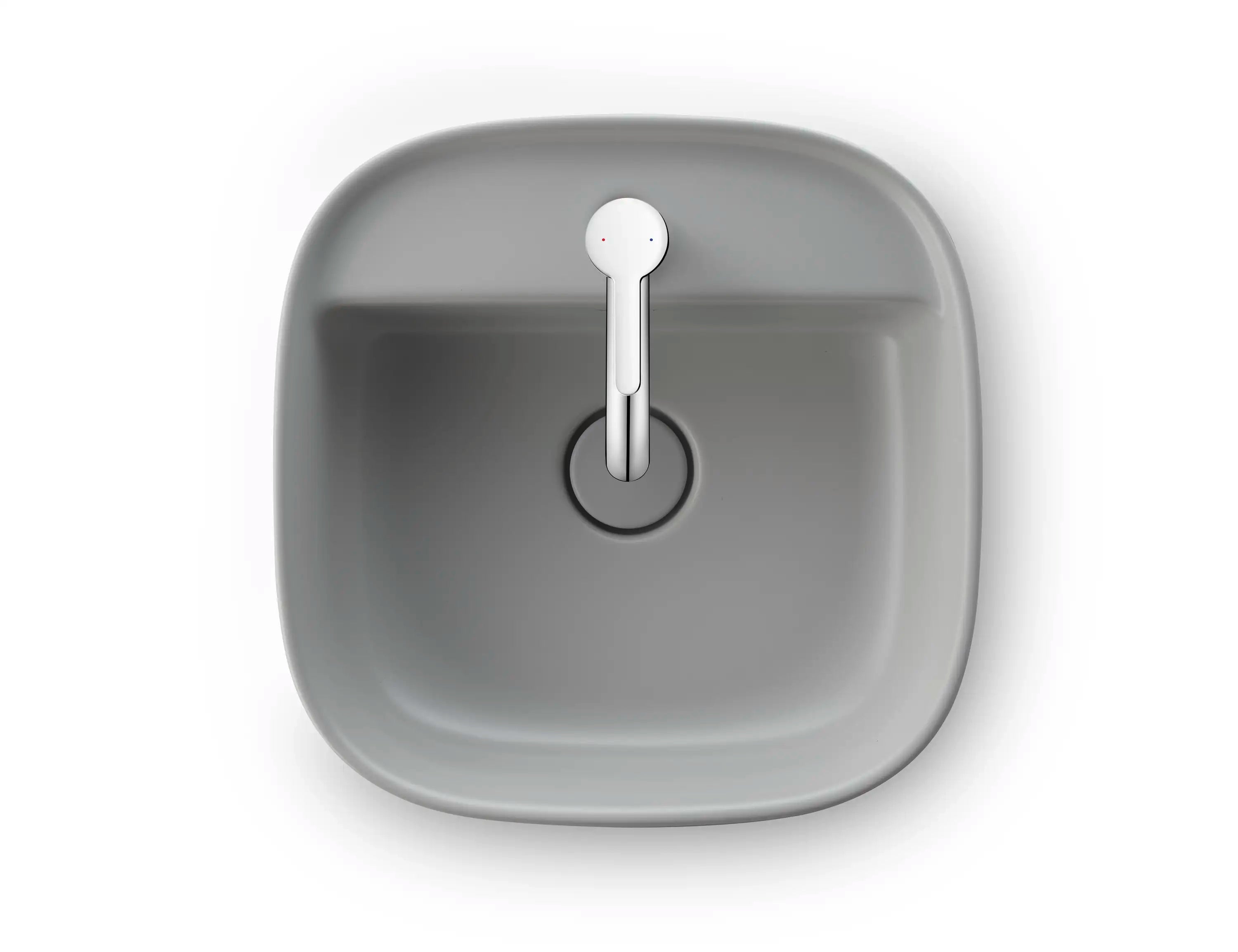 Duravit Zencha 16 1/2'' Rectangular Vessel Sink with Single Faucet Hole and