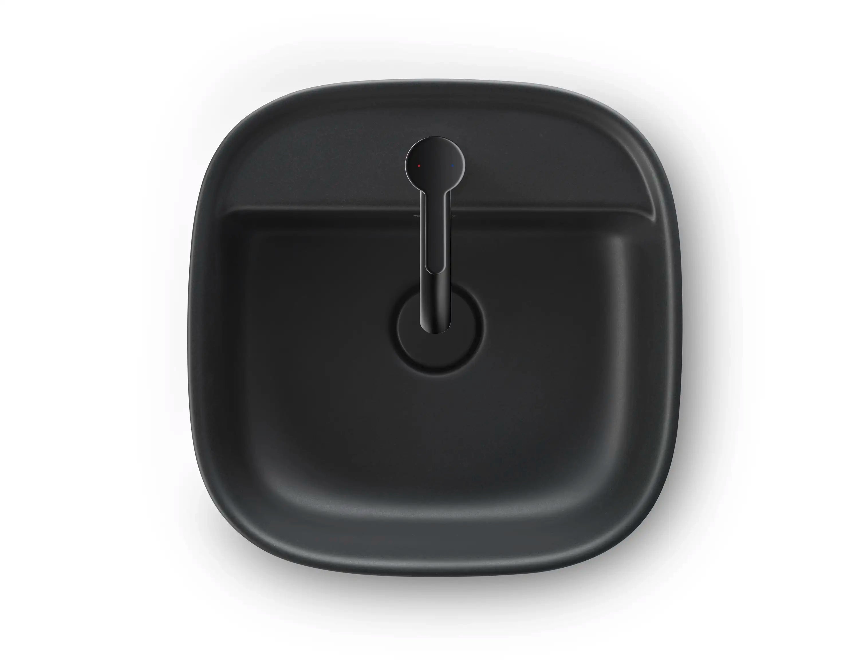 Duravit Zencha 16 1/2'' Rectangular Vessel Sink with Single Faucet Hole and