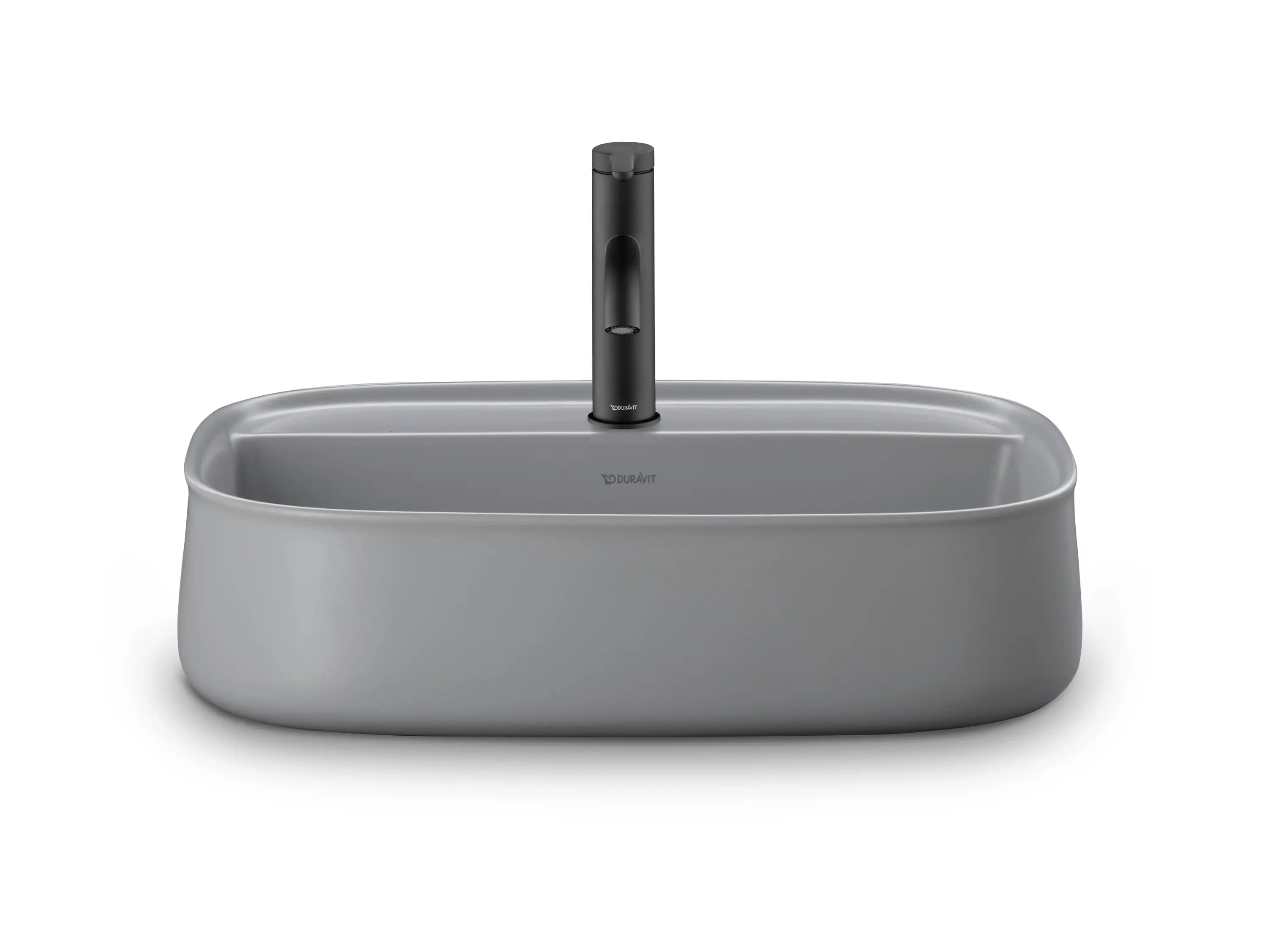 Duravit Zencha 21 5/8'' Rectangular Vessel Sink with Single Faucet Hole and