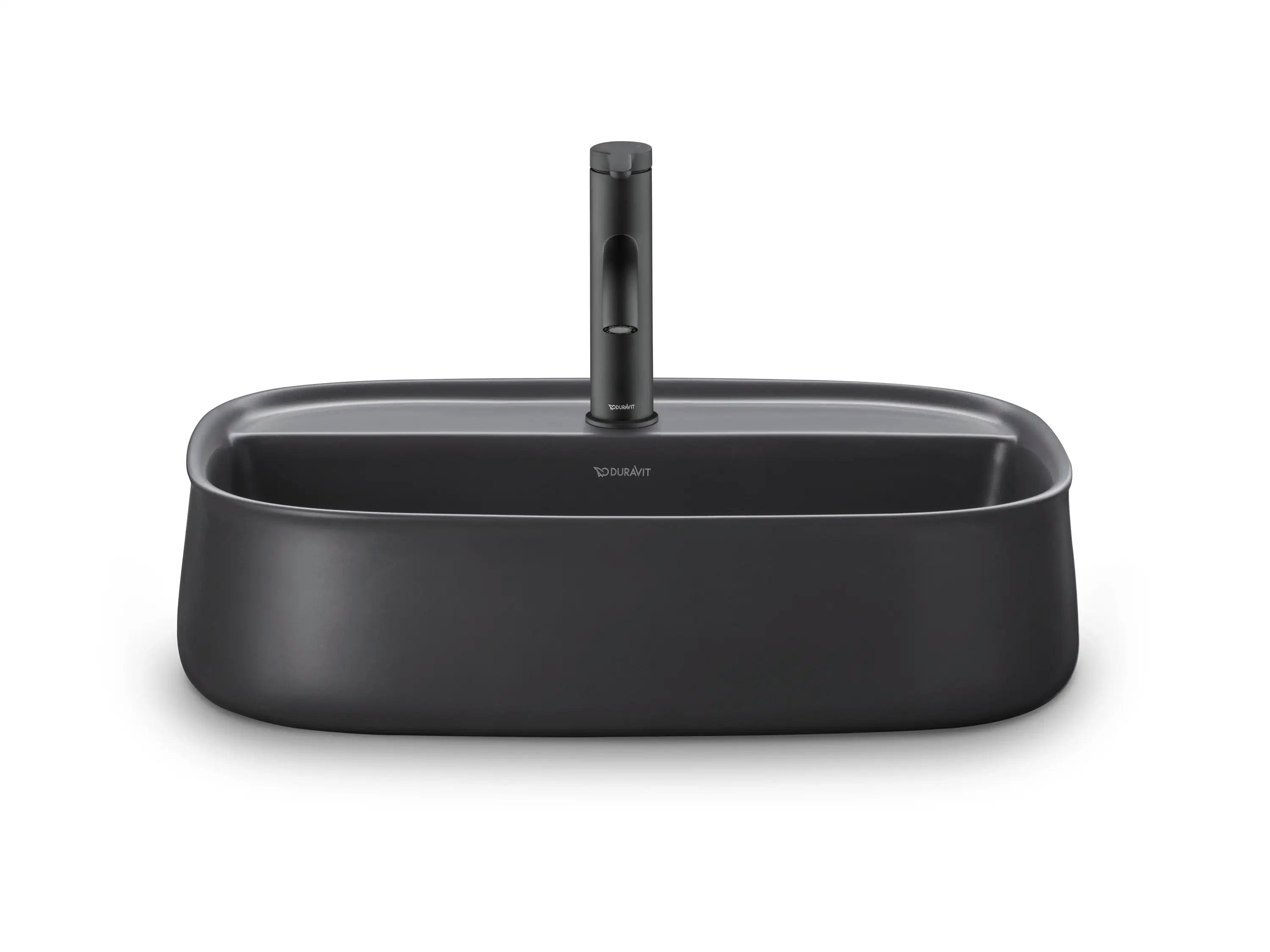 Duravit Zencha 21 5/8'' Rectangular Vessel Sink with Single Faucet Hole and