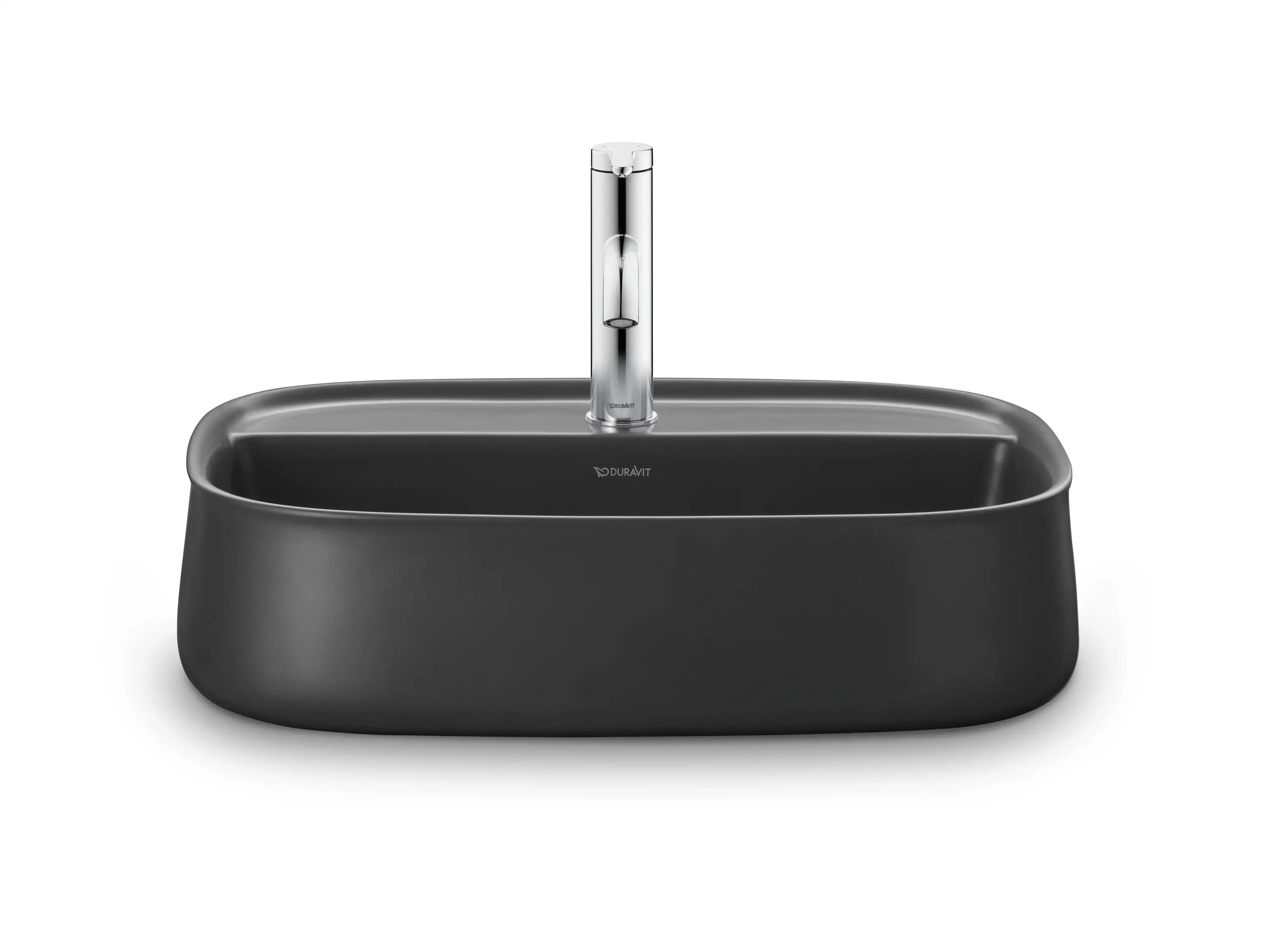 Duravit Zencha 21 5/8'' Rectangular Vessel Sink with Single Faucet Hole and