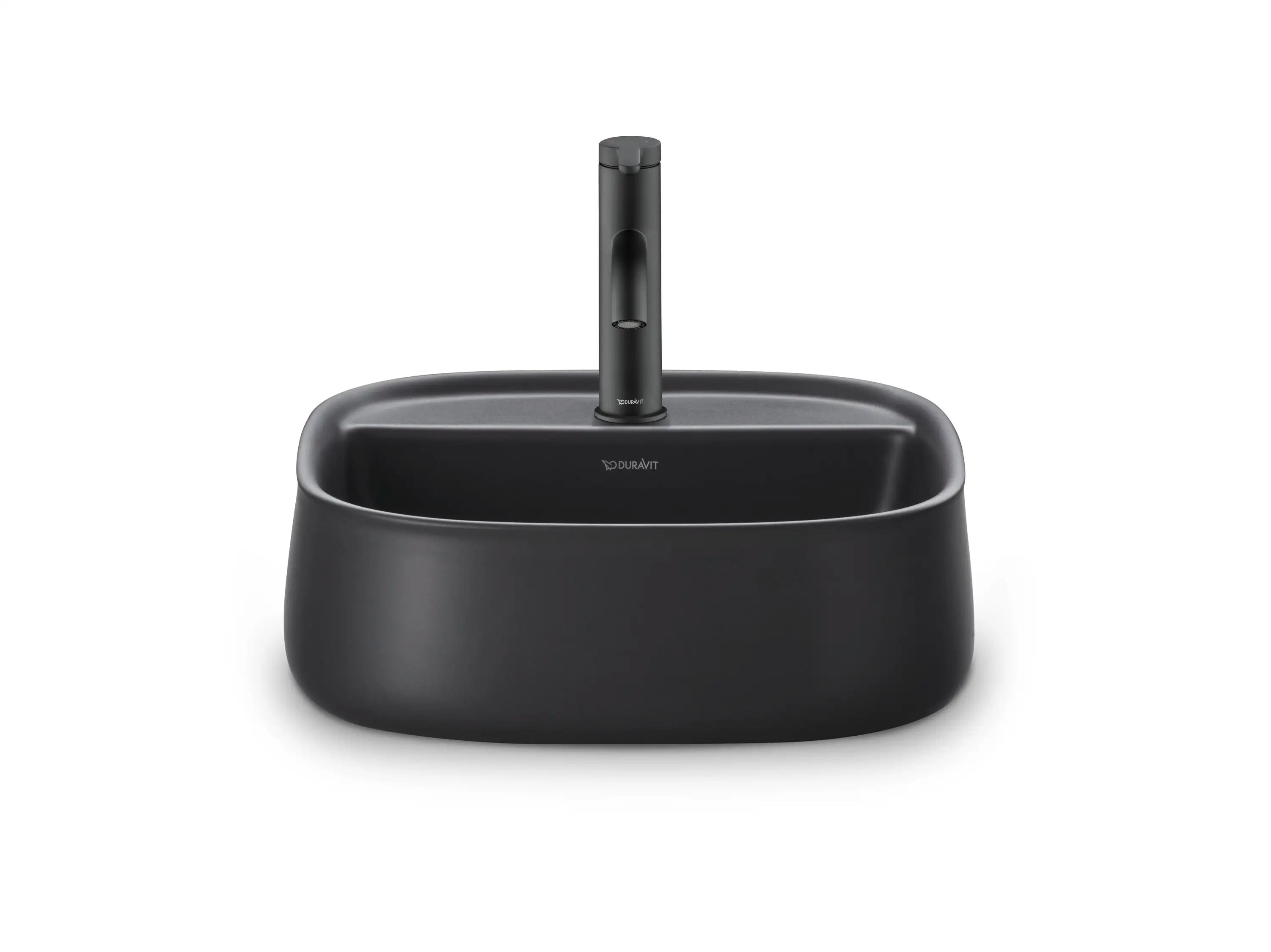 Duravit Zencha 16 1/2'' Rectangular Vessel Sink with Single Faucet Hole and
