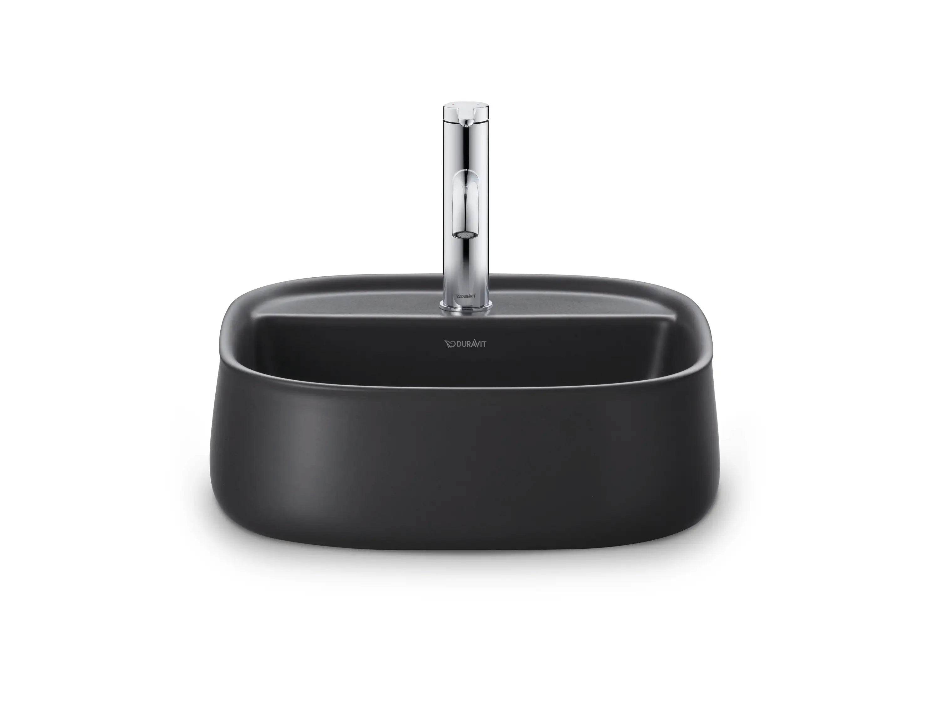 Duravit Zencha 16 1/2'' Rectangular Vessel Sink with Single Faucet Hole and