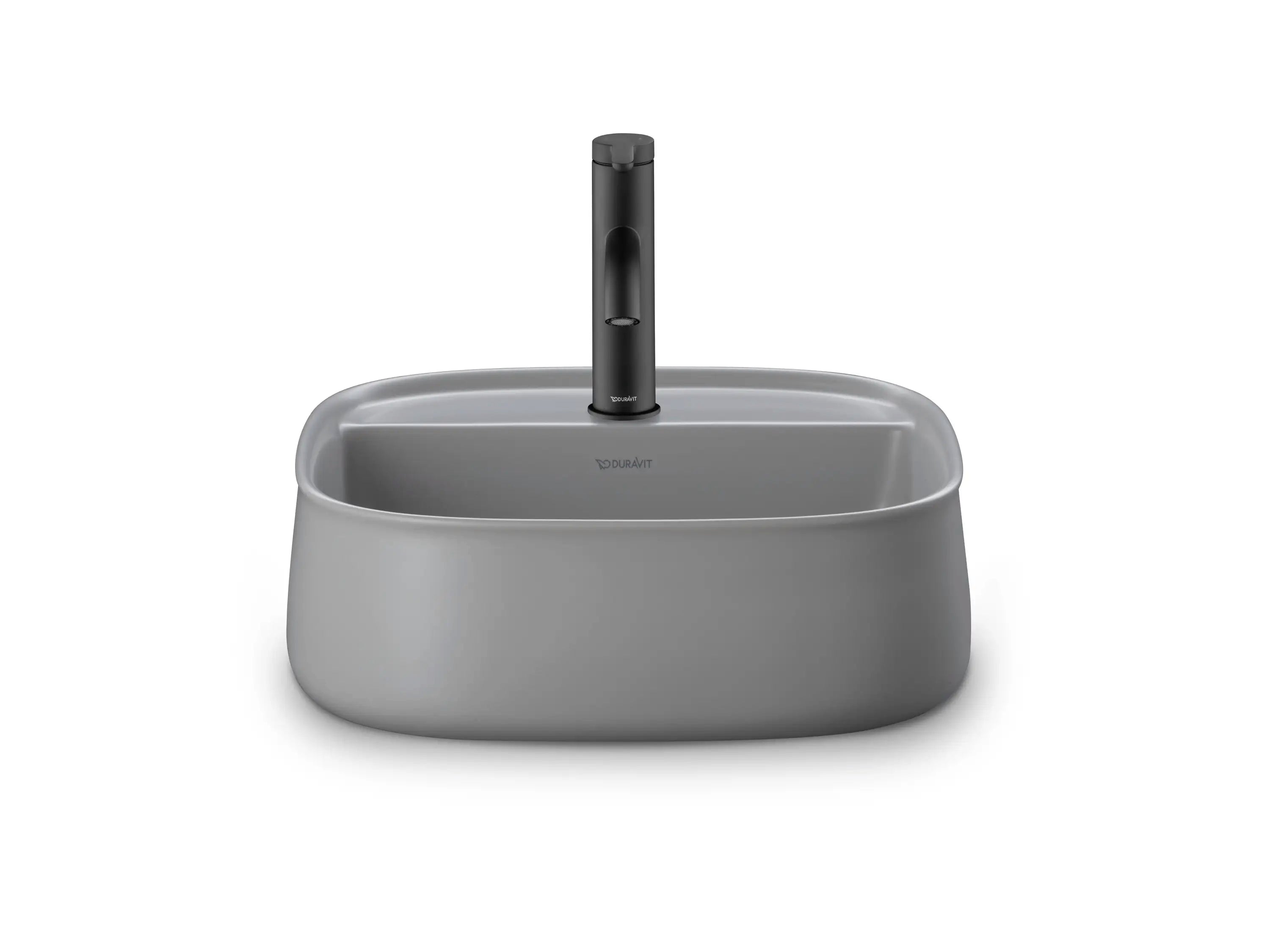 Duravit Zencha 16 1/2'' Rectangular Vessel Sink with Single Faucet Hole and