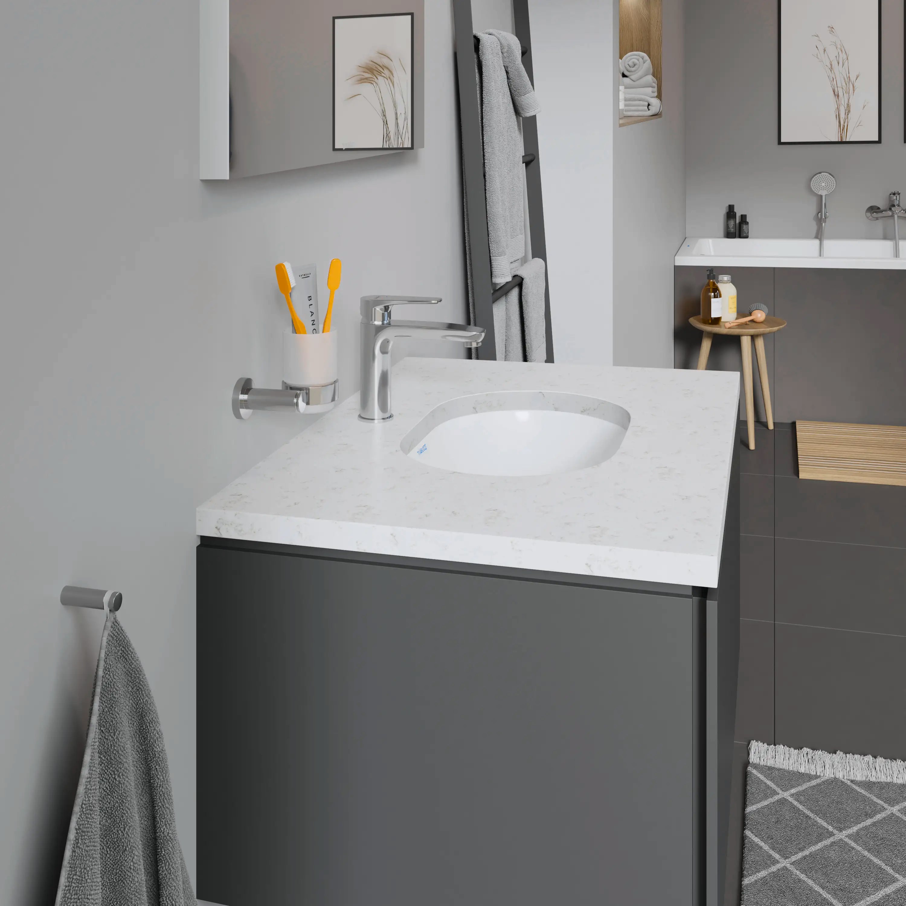 Duravit Design Classics 16 7/8'' Oval Undermount Sink in White with Overflow