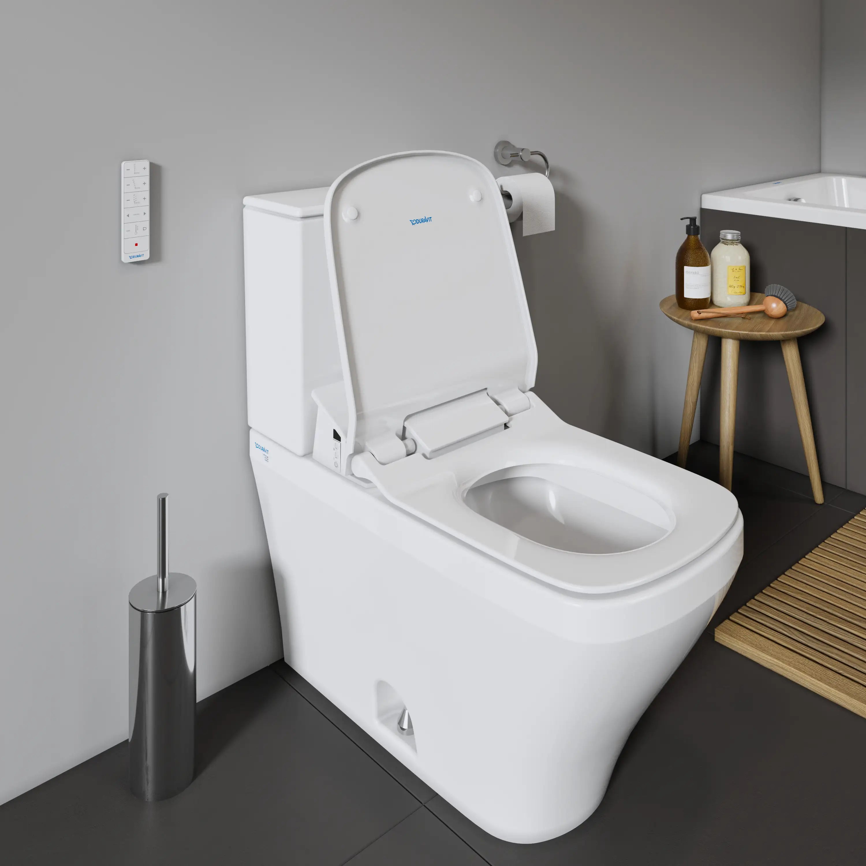Duravit DuraStyle 1.32/0.92 GPF Dual Flush Elongated Toilet Bowl in White