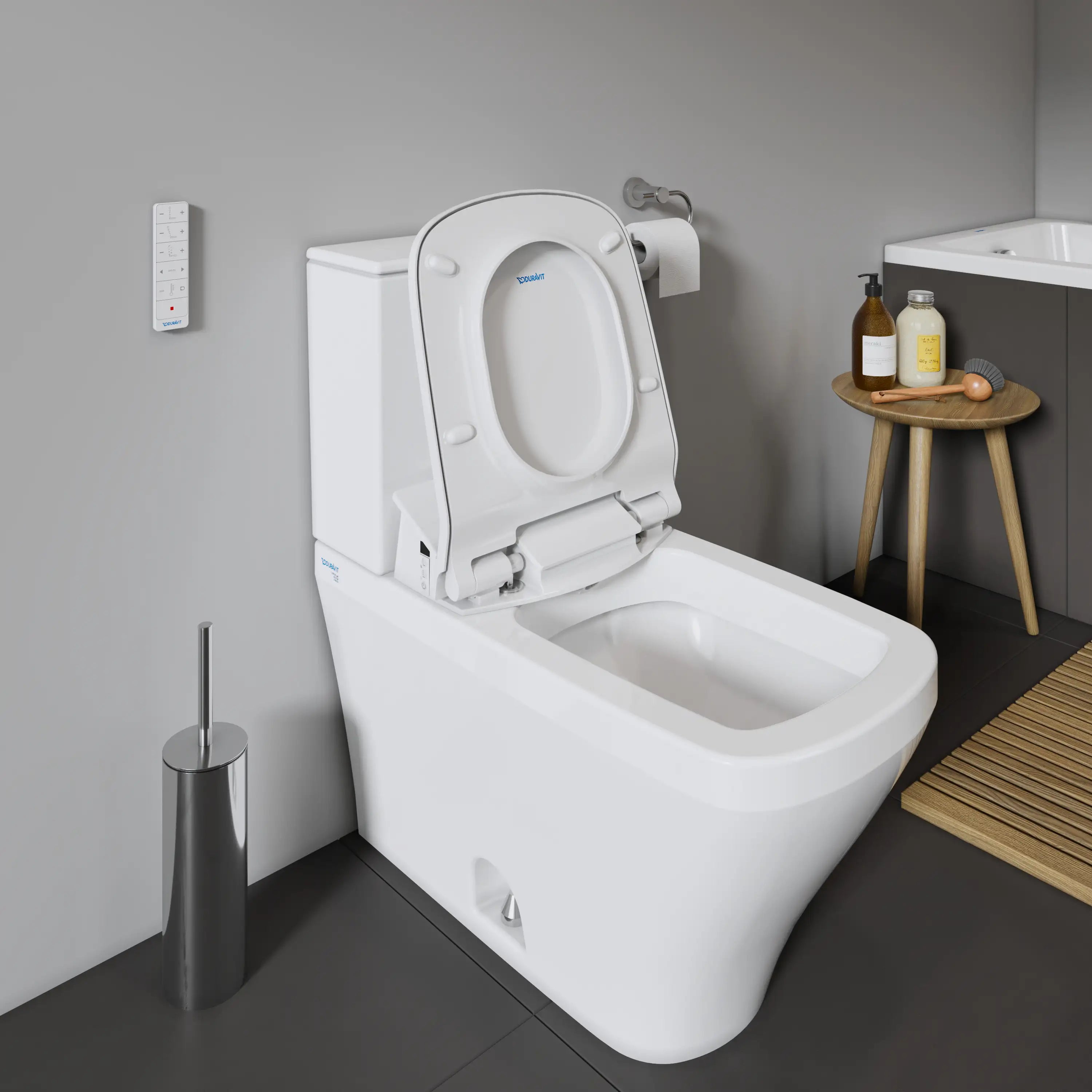 Duravit DuraStyle 1.32/0.92 GPF Dual Flush Elongated Toilet Bowl in White