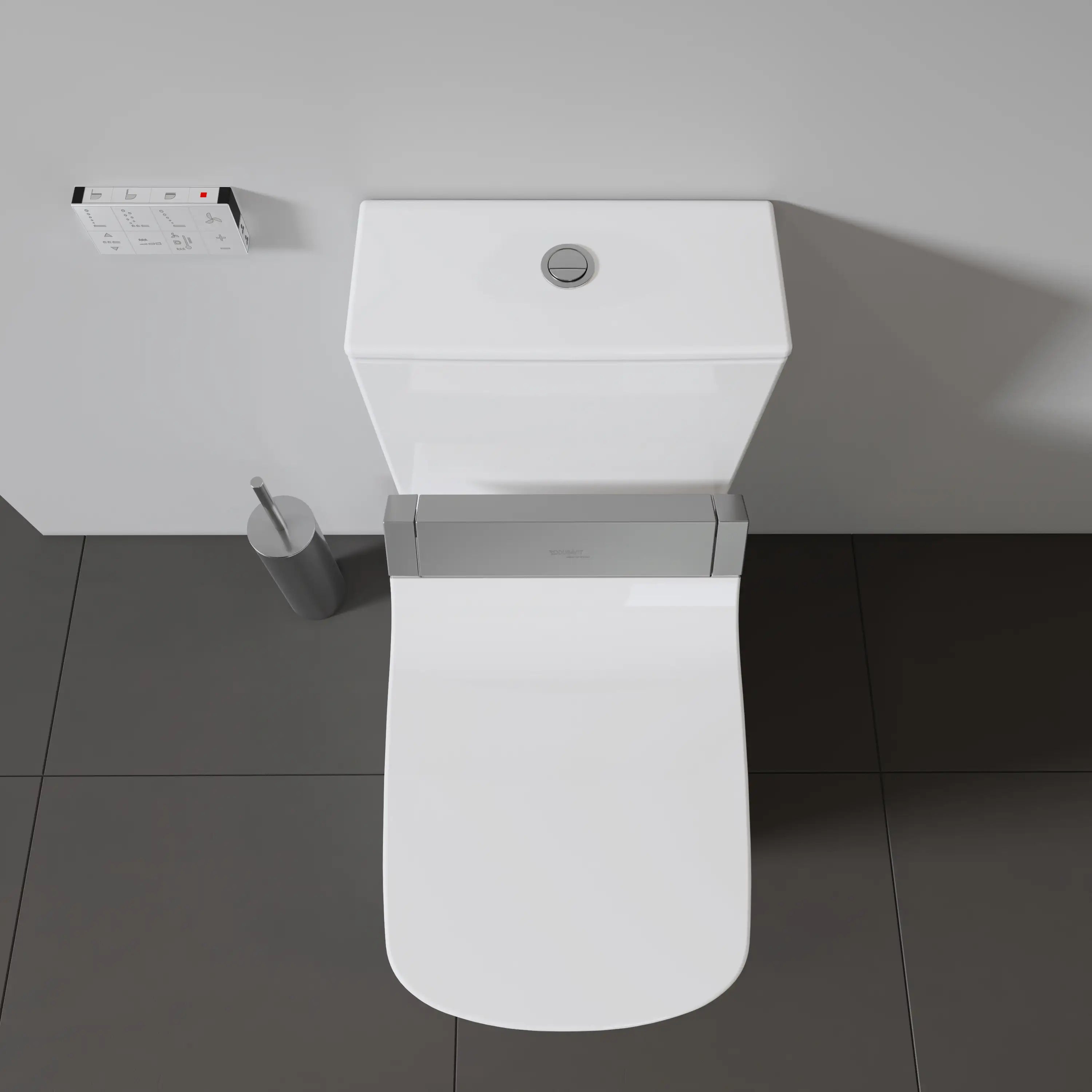 Duravit DuraStyle 1.32/0.92 GPF Dual Flush Elongated Toilet Bowl in White