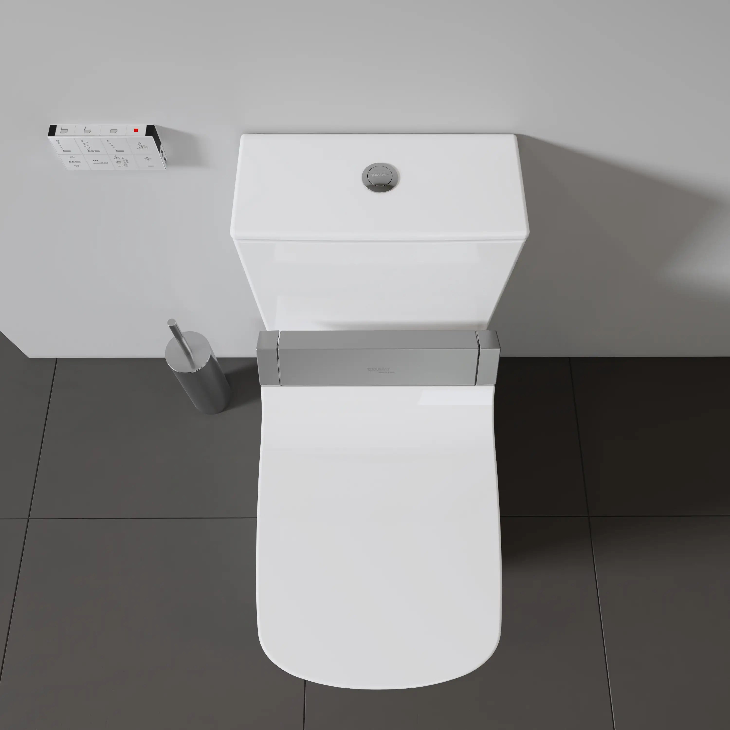 Duravit DuraStyle 1.28 GPF Single Flush Elongated Toilet Bowl in White
