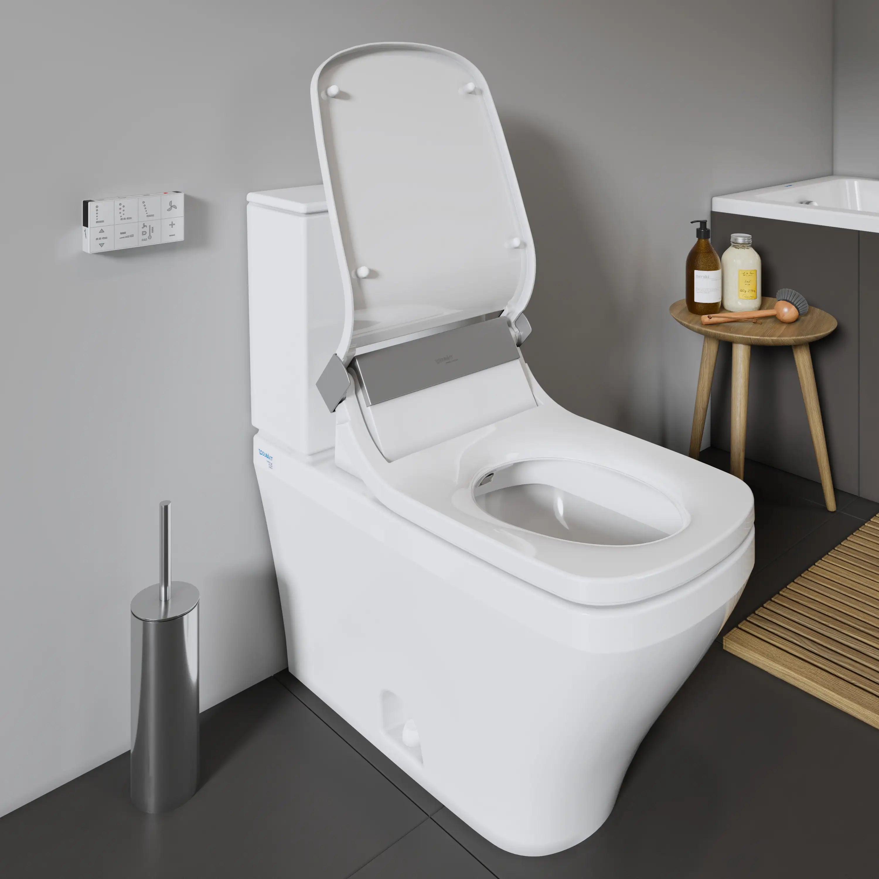 Duravit DuraStyle 1.28 GPF Single Flush Elongated Toilet Bowl in White