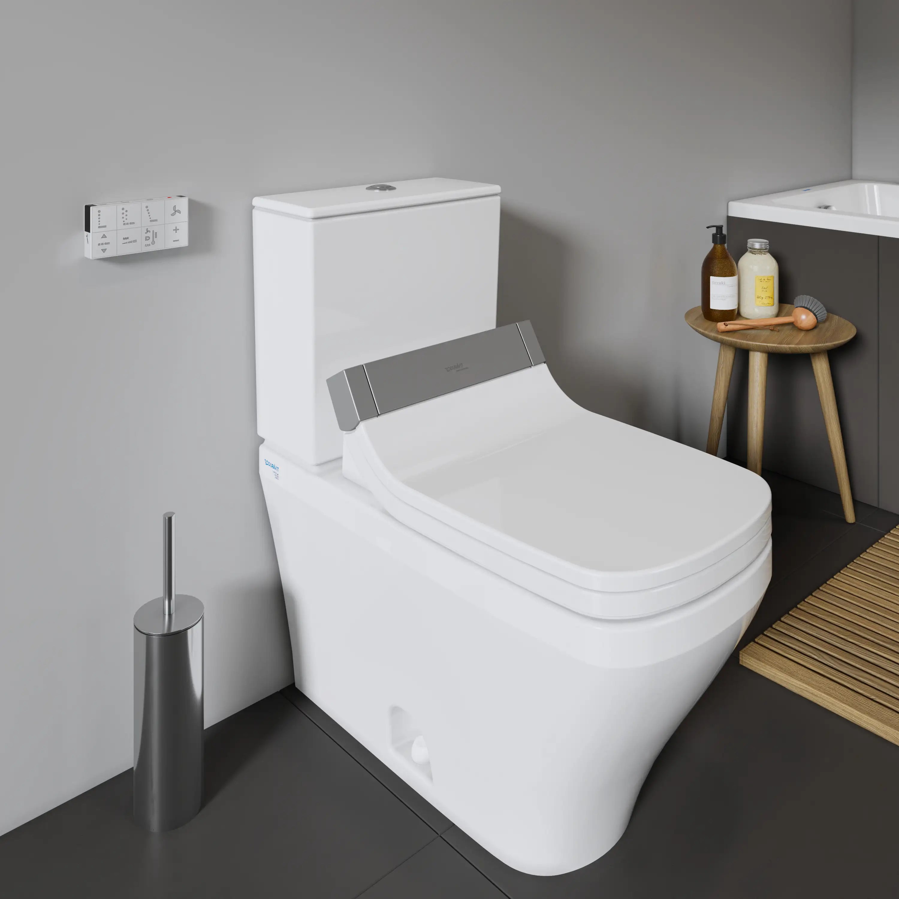 Duravit DuraStyle 1.28 GPF Single Flush Elongated Toilet Bowl in White