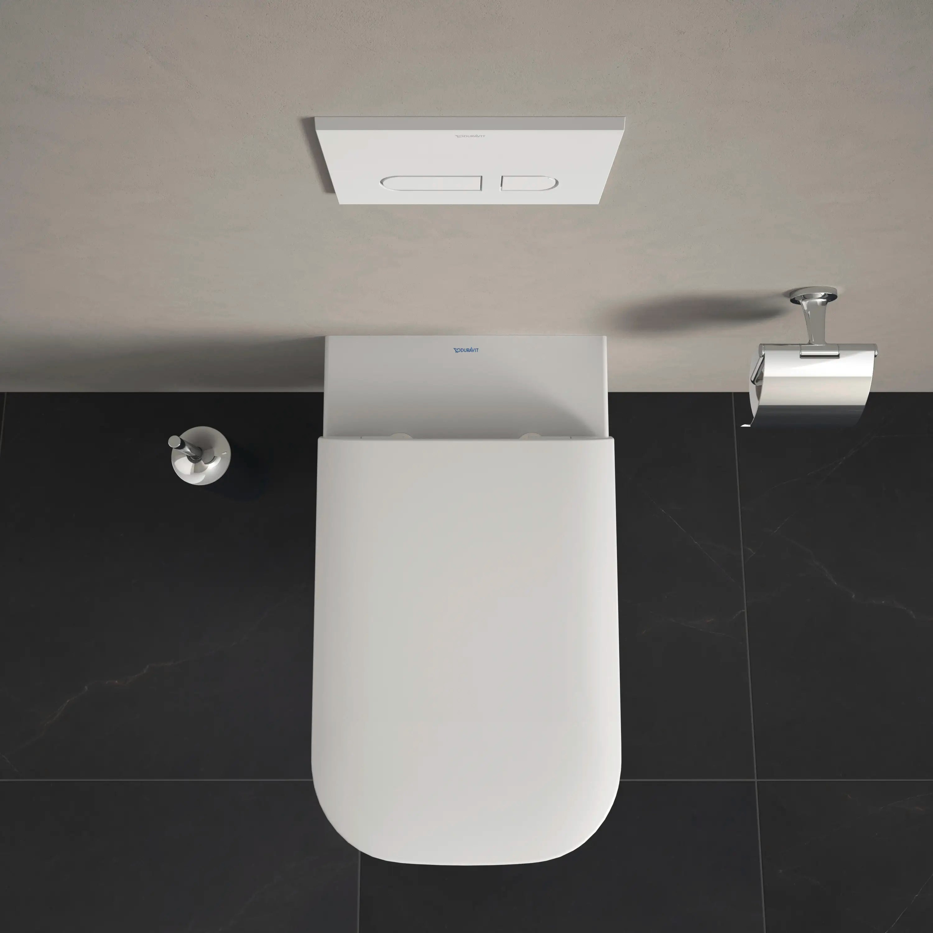 Duravit Happy D.2 Elongated Slow Close Toilet Seat in White