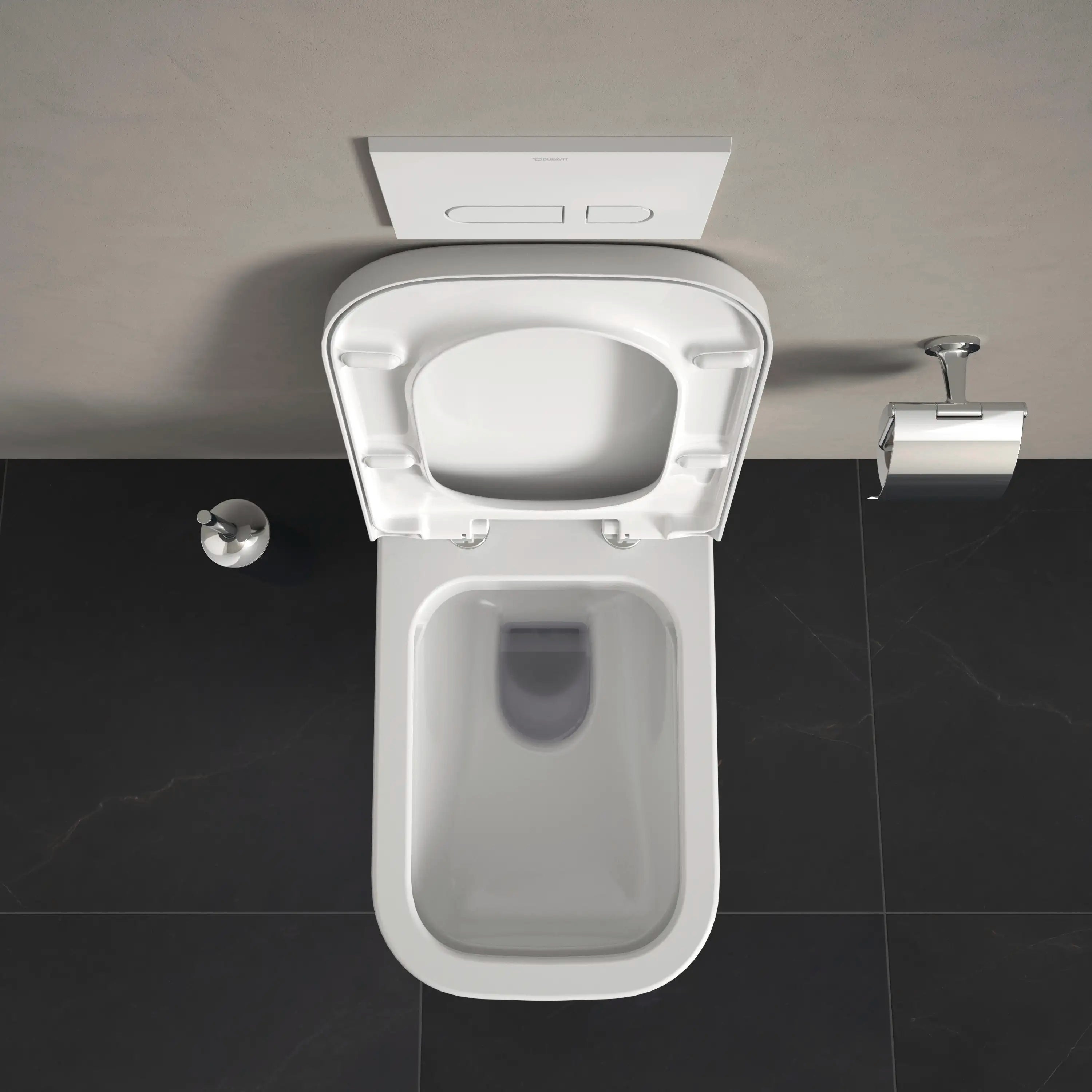 Duravit Happy D.2 Elongated Slow Close Toilet Seat in White