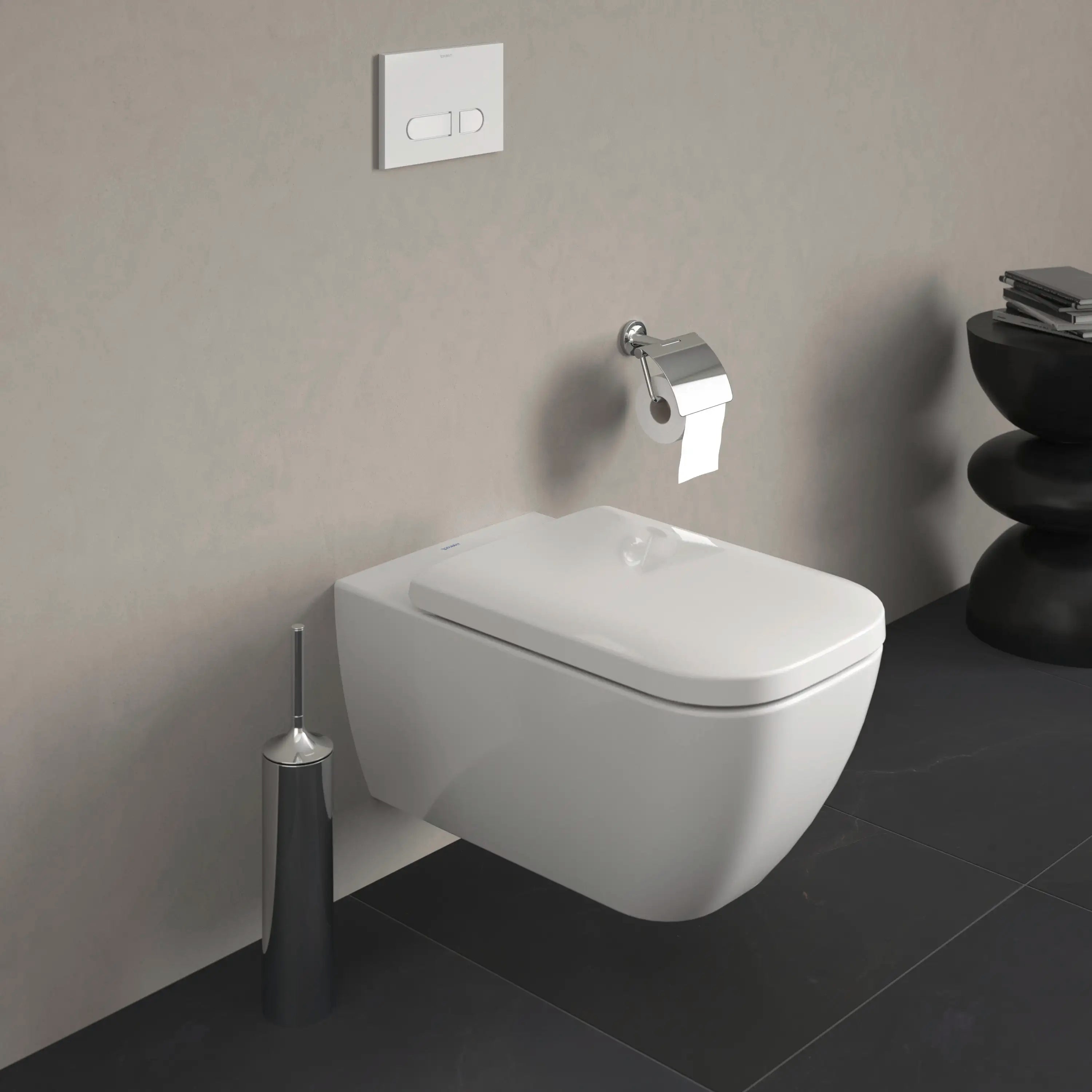 Duravit Happy D.2 Elongated Slow Close Toilet Seat in White