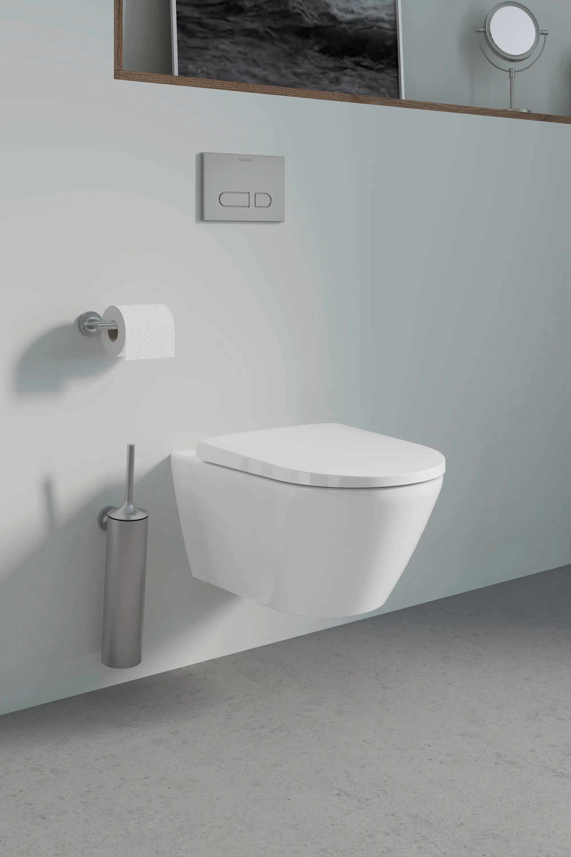 Duravit Starck T Wall Mount Toilet Brush