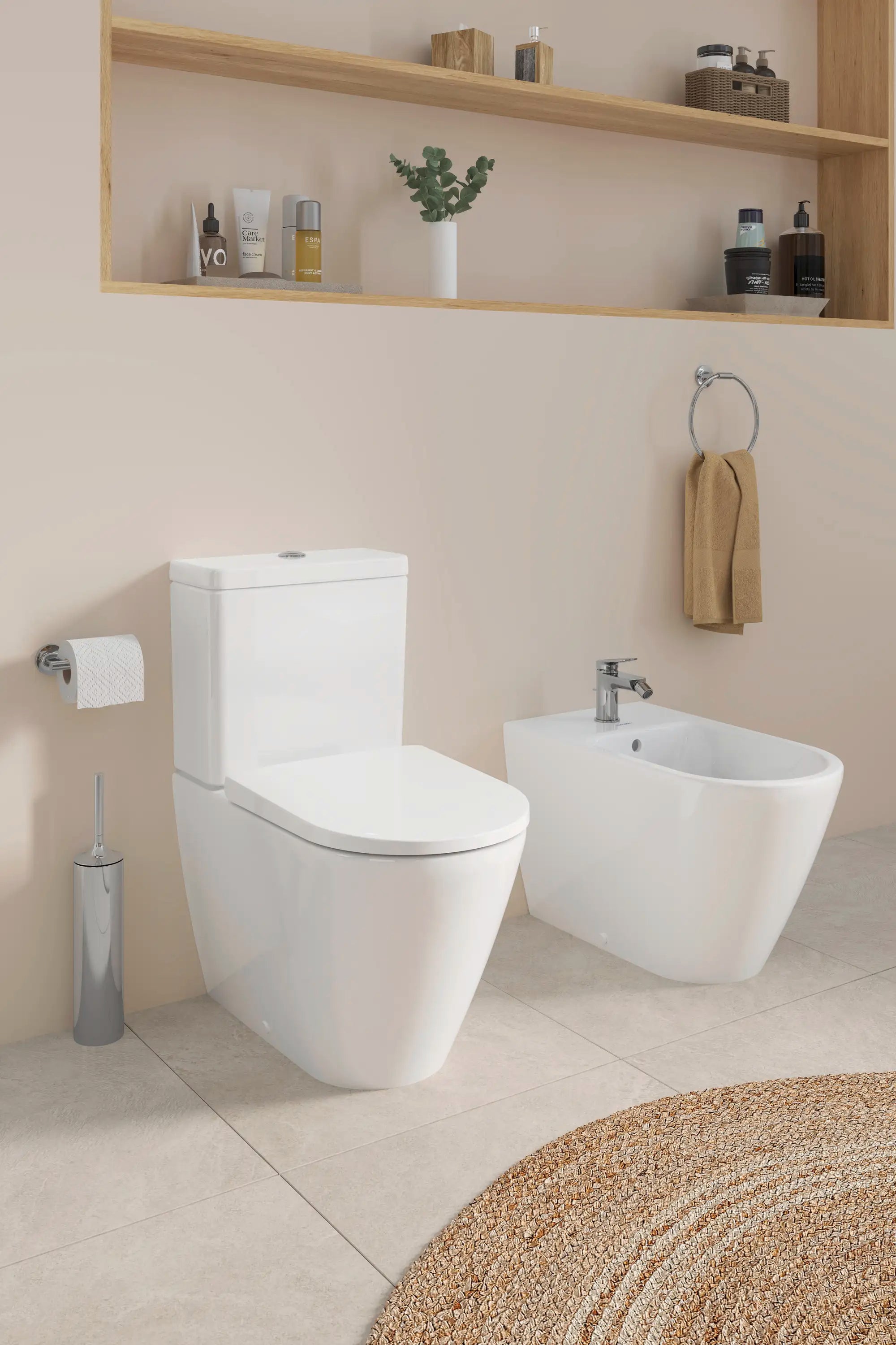 Duravit Starck T Wall Mount Toilet Brush