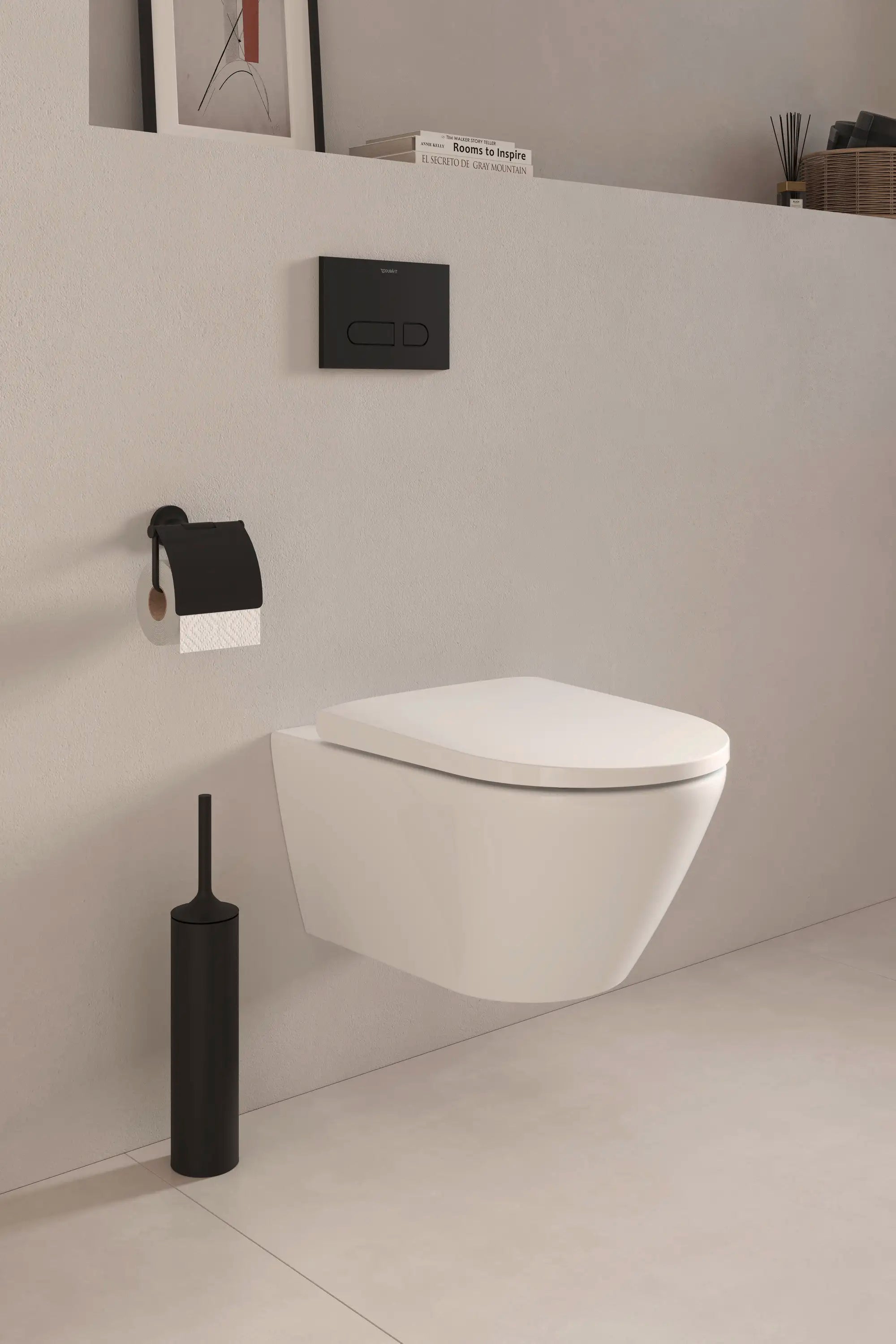 Duravit Starck T Wall Mount Toilet Brush