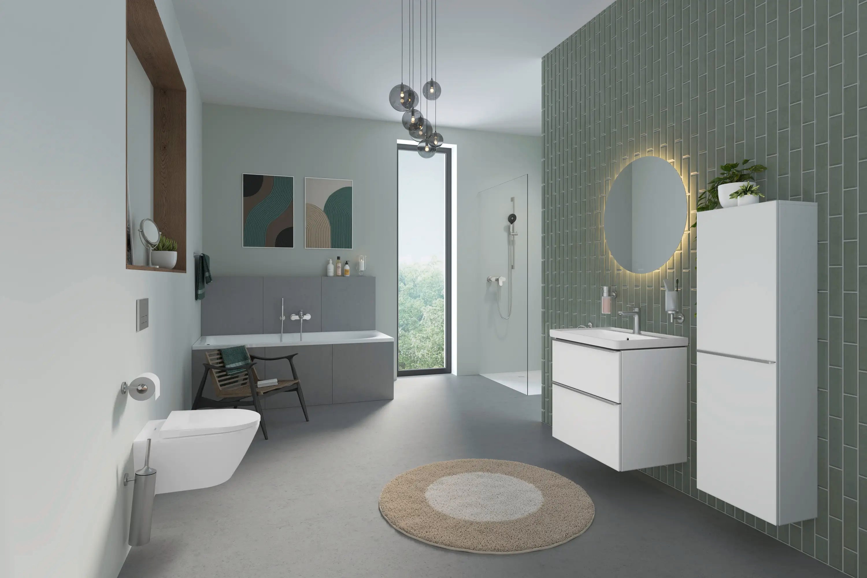 Duravit Starck T Wall Mount Toilet Brush