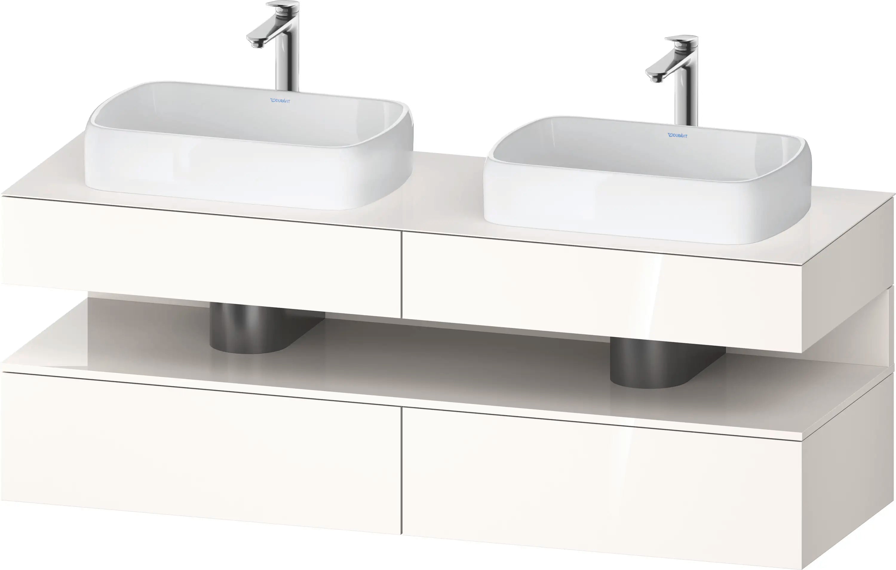 Duravit Qatego 63'' Double Vanity Cabinet, Sink Sold Separately