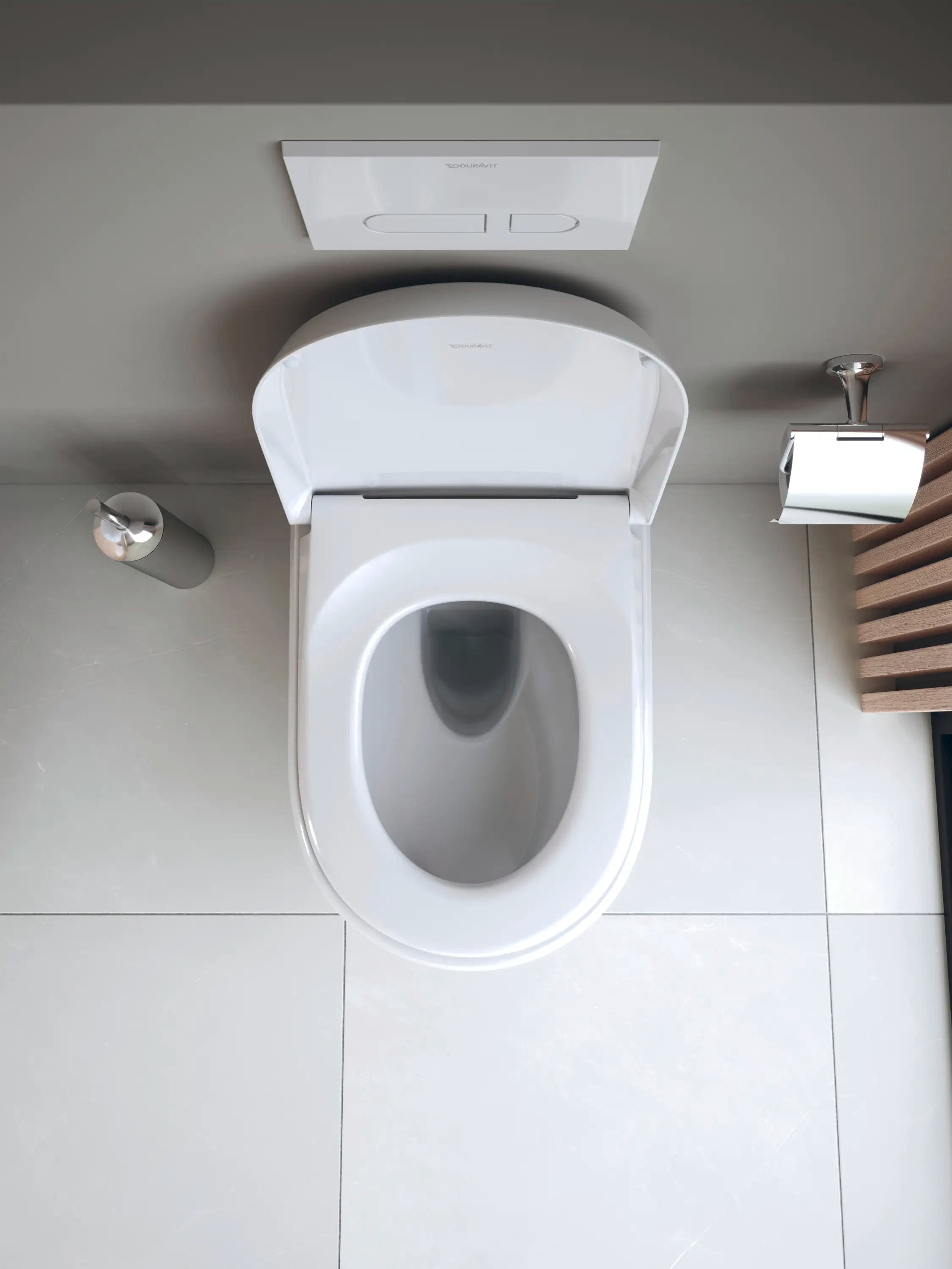 Duravit Qatego Elongated Slow Close Toilet Seat in White