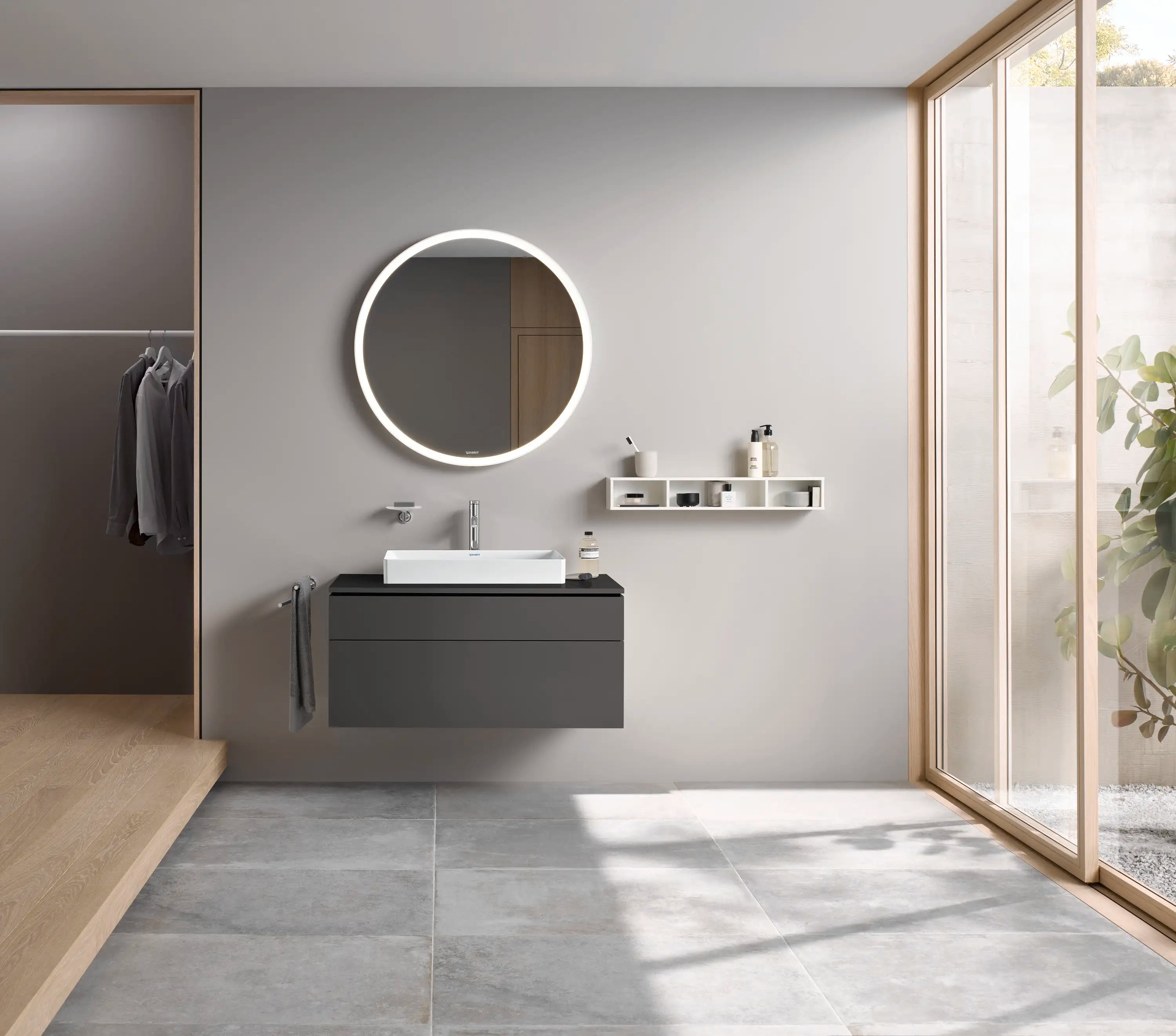 Duravit DuraSquare 23 5/8'' Rectangular Vessel Sink in White