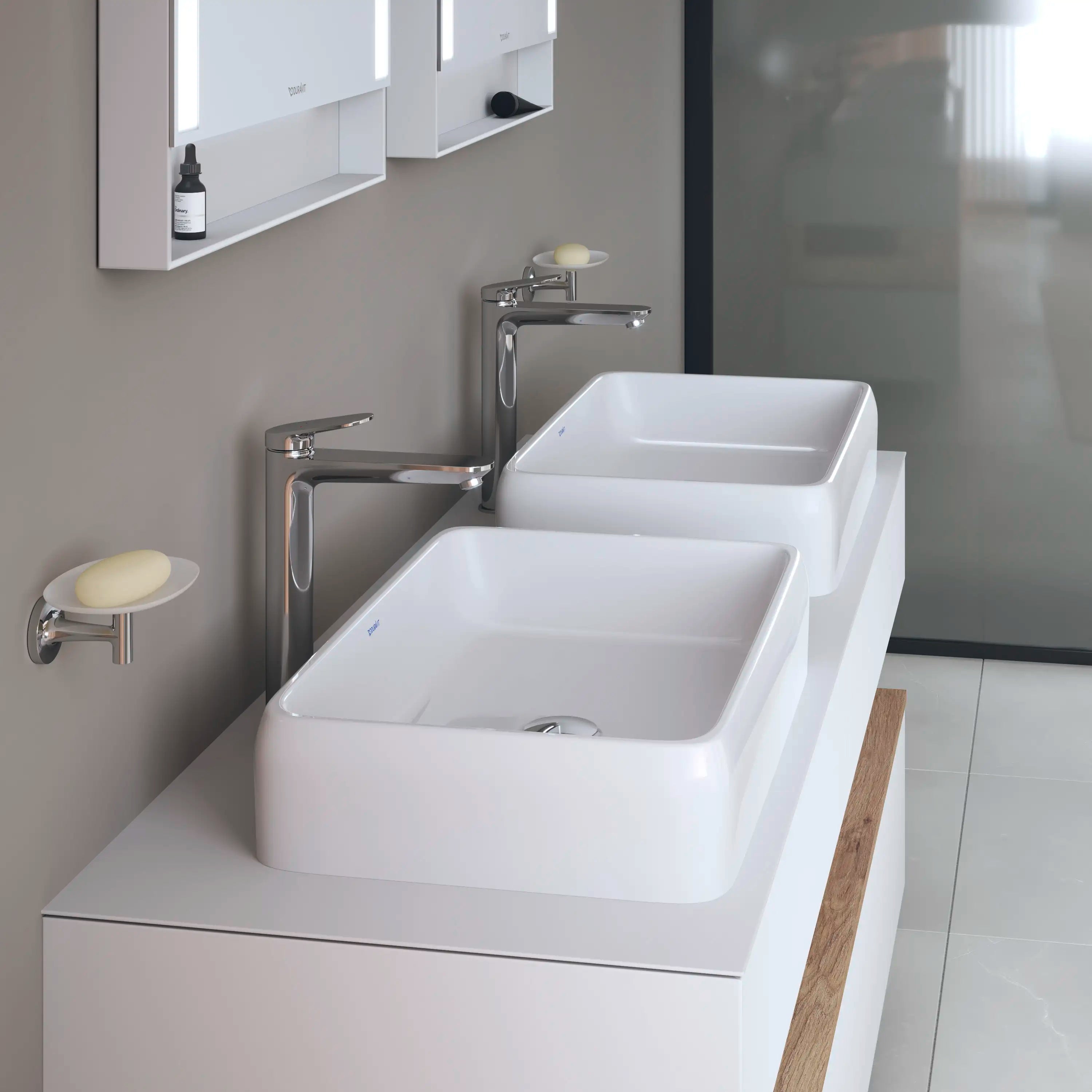 Duravit Qatego 18 1/8'' Rectangular Vessel Sink in White