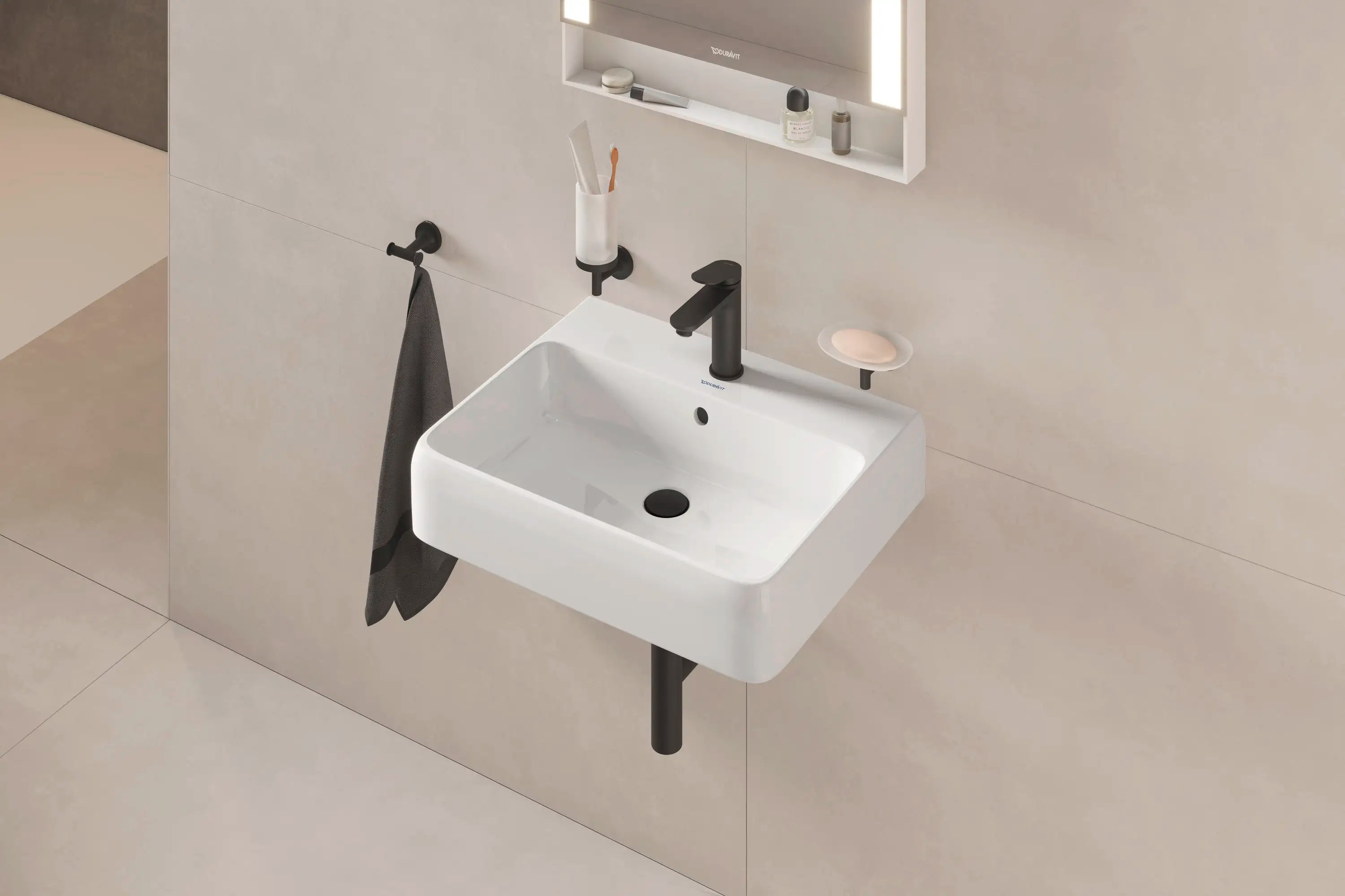 Duravit Starck T Wall Mount Toothbrush Holder