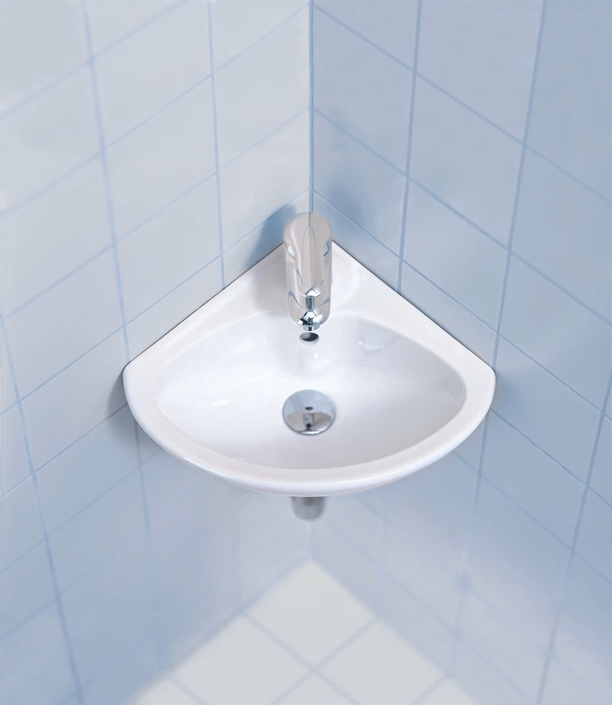 Duravit Starck 3 16 7/8'' Rectangular Wall Mounted Sink in White with Single Faucet Hole and with Overflow