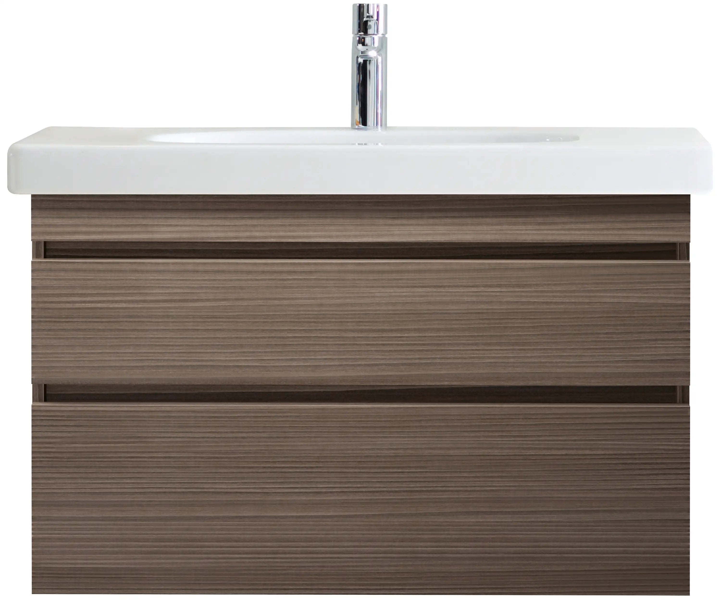 Duravit DuraStyle 39 3/8'' Rectangular Wall Mounted Sink in White with Single Faucet Hole and with Overflow