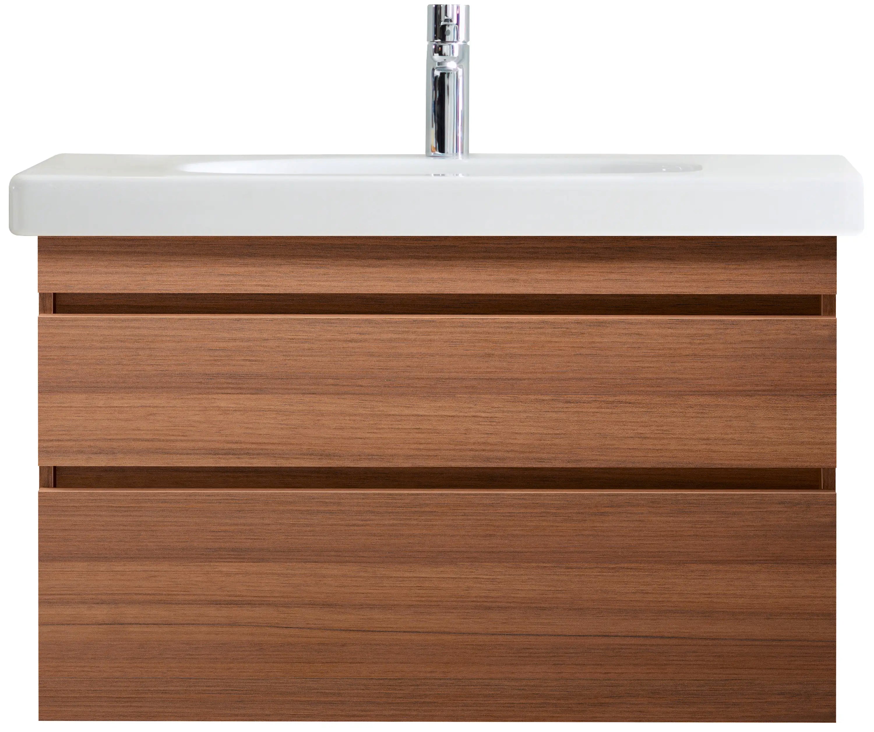 Duravit DuraStyle 39 3/8'' Rectangular Wall Mounted Sink in White with Single Faucet Hole and with Overflow