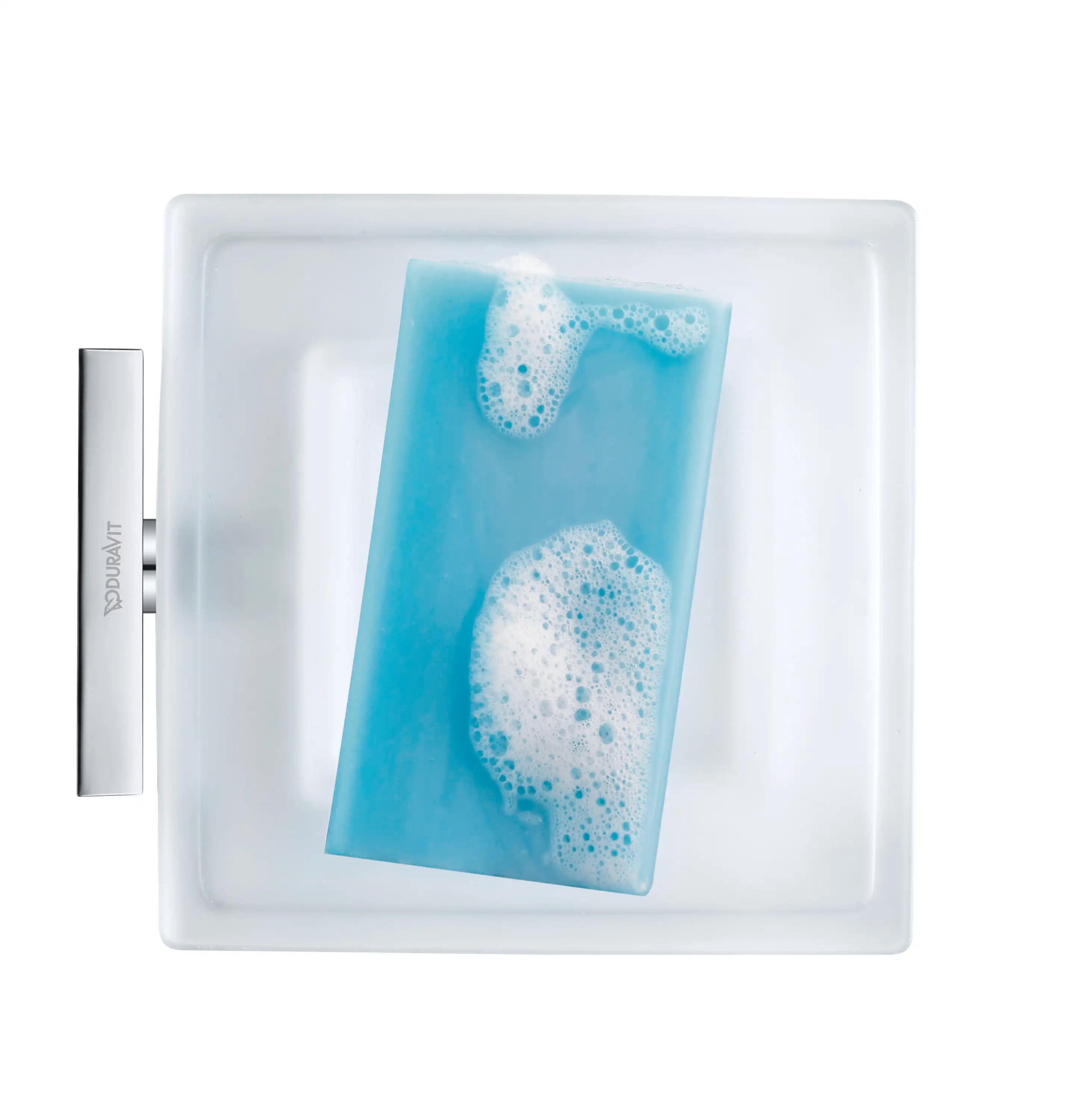Duravit Karree Wall Mount Soap Dish in Chrome