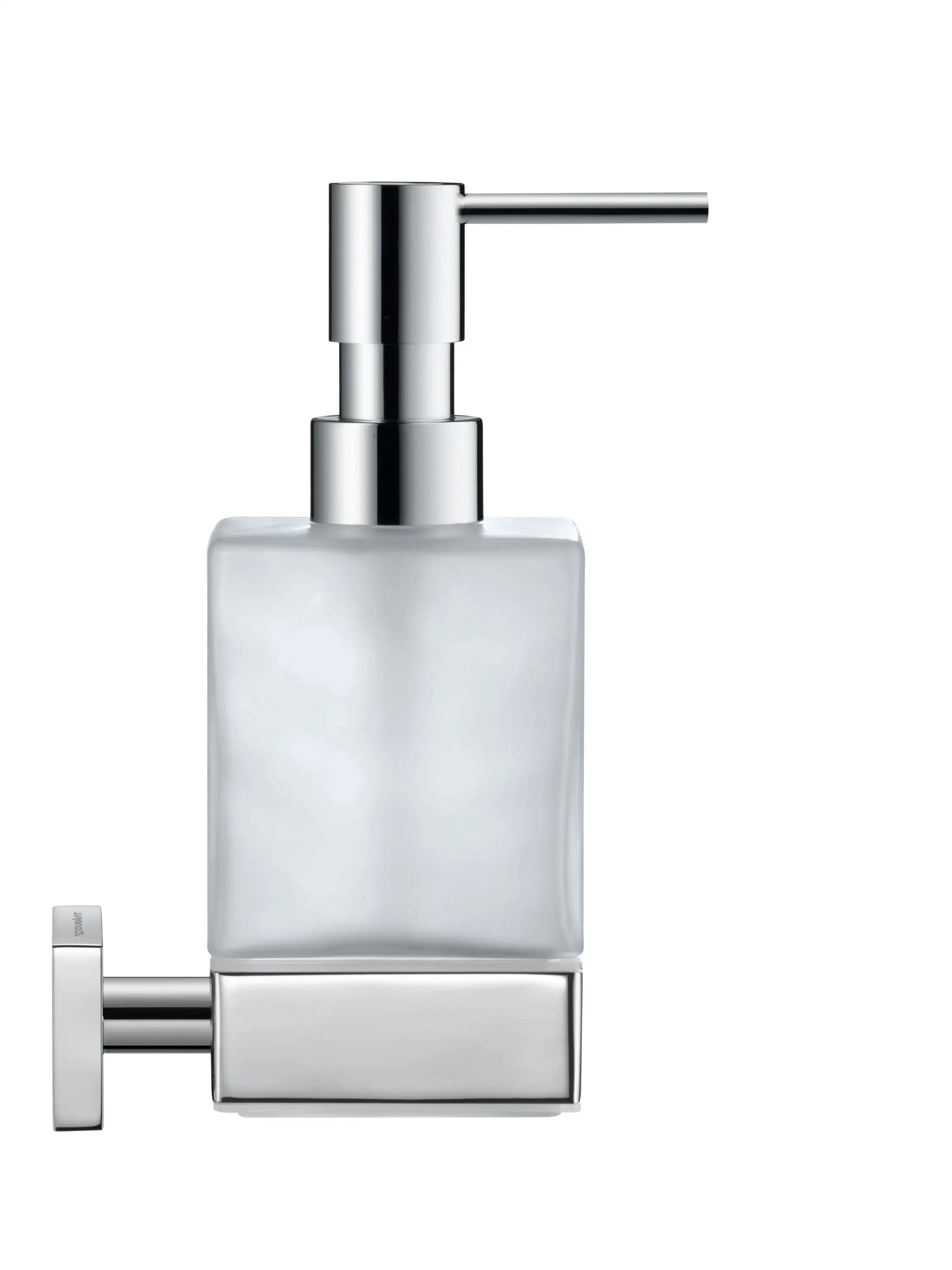 Duravit Karree Wall Mount Soap Dispenser in Chrome