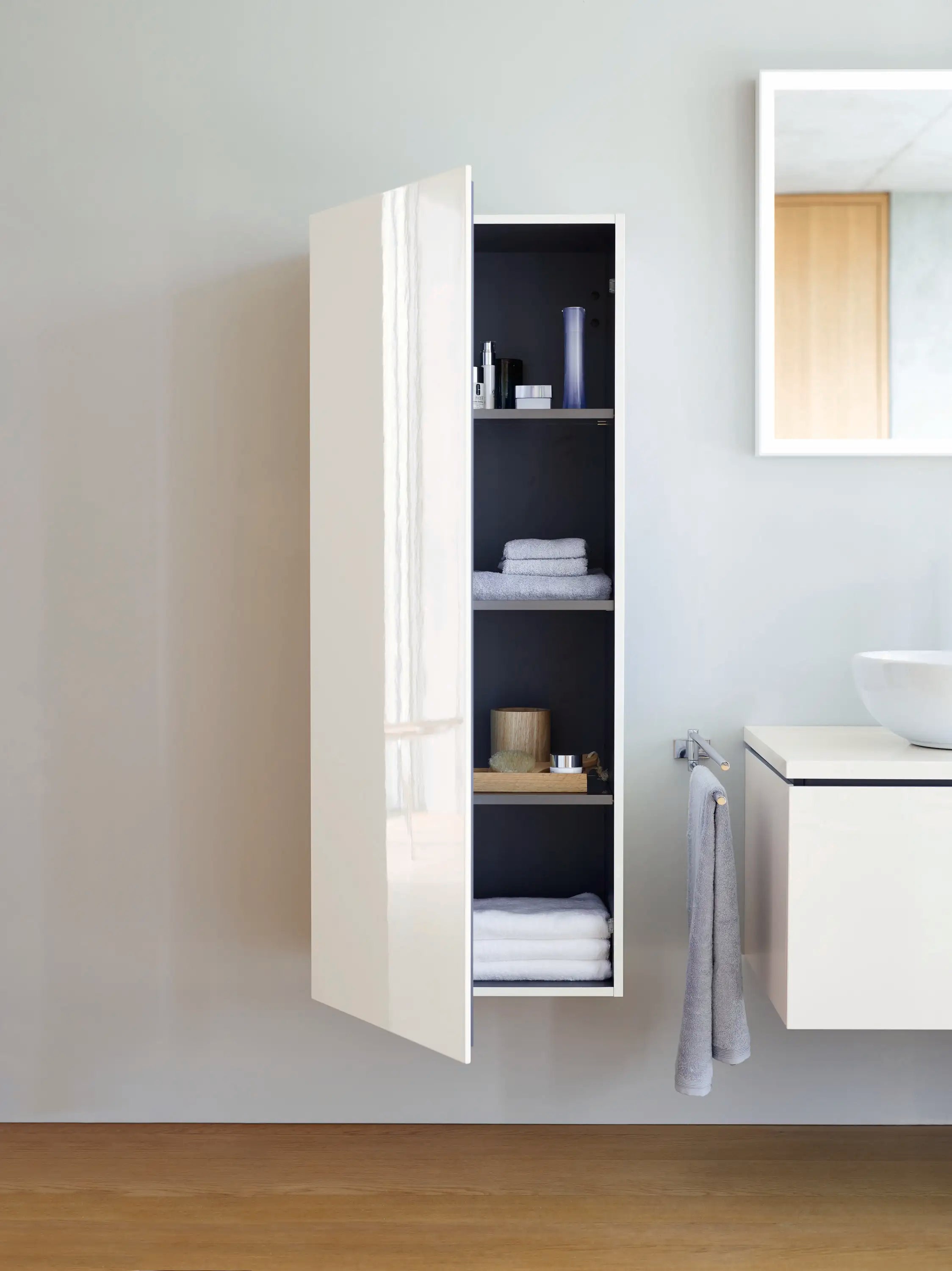 Duravit L-Cube 19 5/8'' x 52'' Wall Mount Linen Cabinet