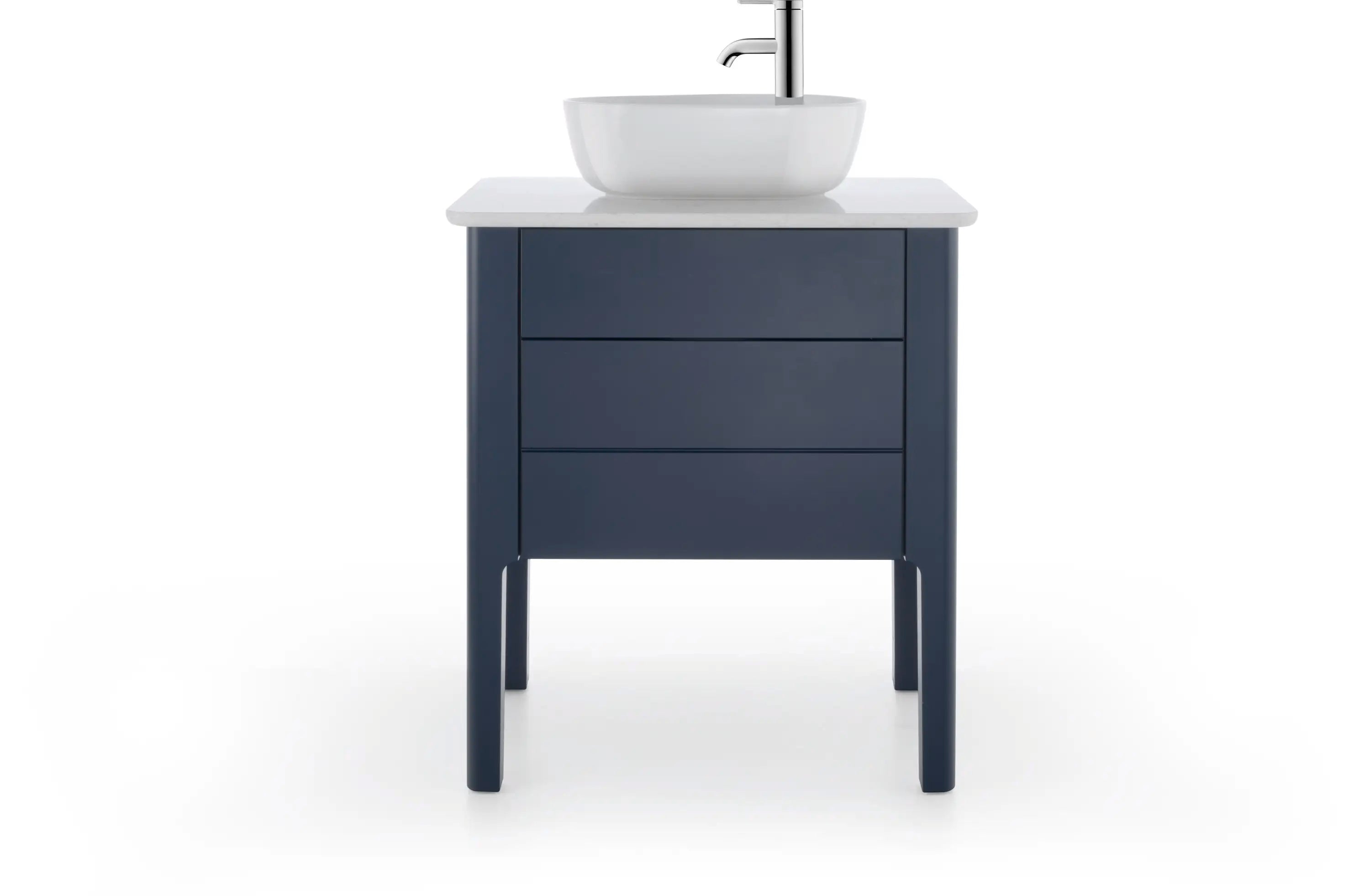 Duravit Luv 16 1/2'' Oval Vessel Sink in White with Single Faucet Hole and
