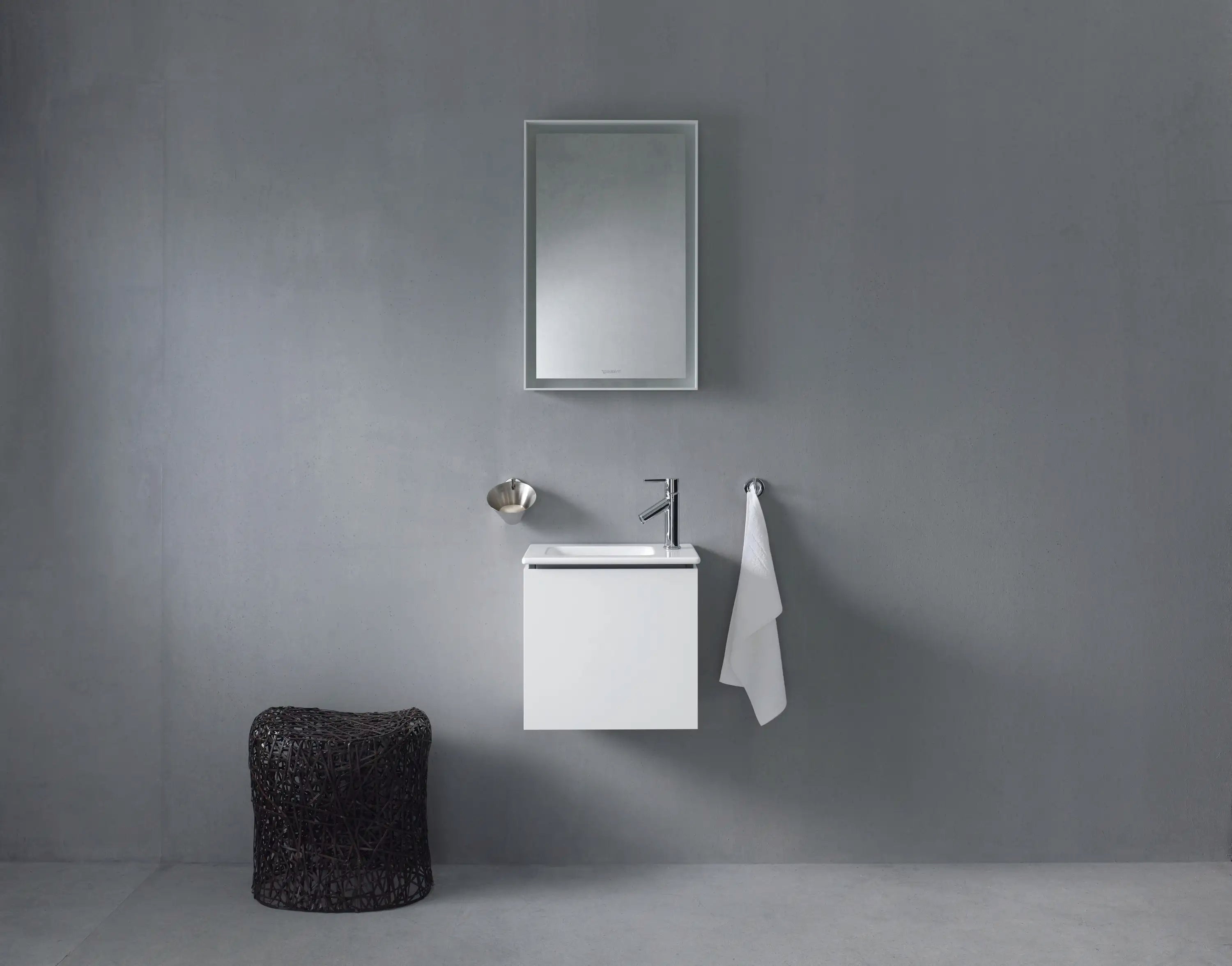Duravit ME by Starck 16 7/8'' Rectangular Wall Mounted Sink with Single Faucet Hole and with Overflow