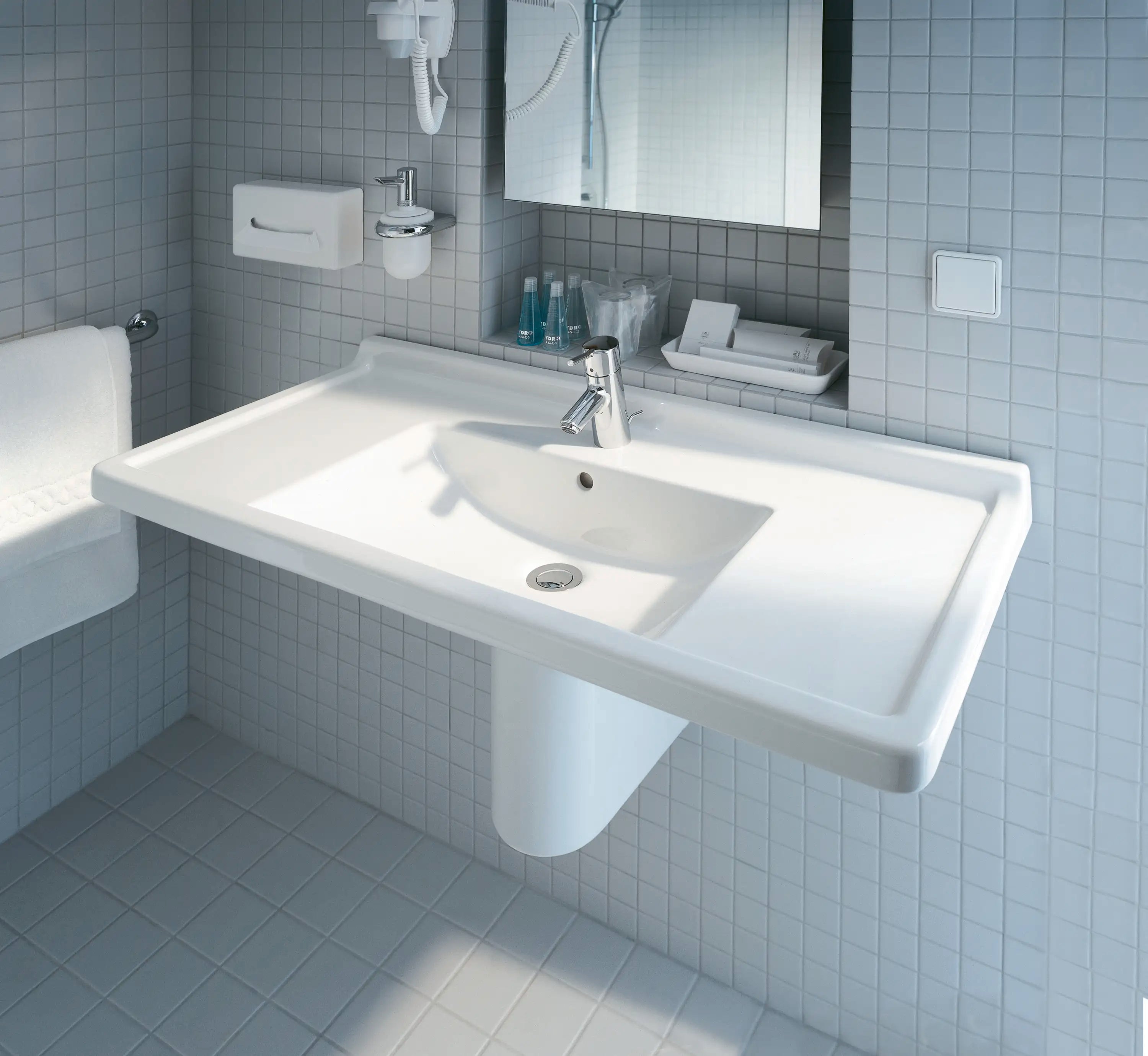 Duravit Starck 3 Sink Shroud in White