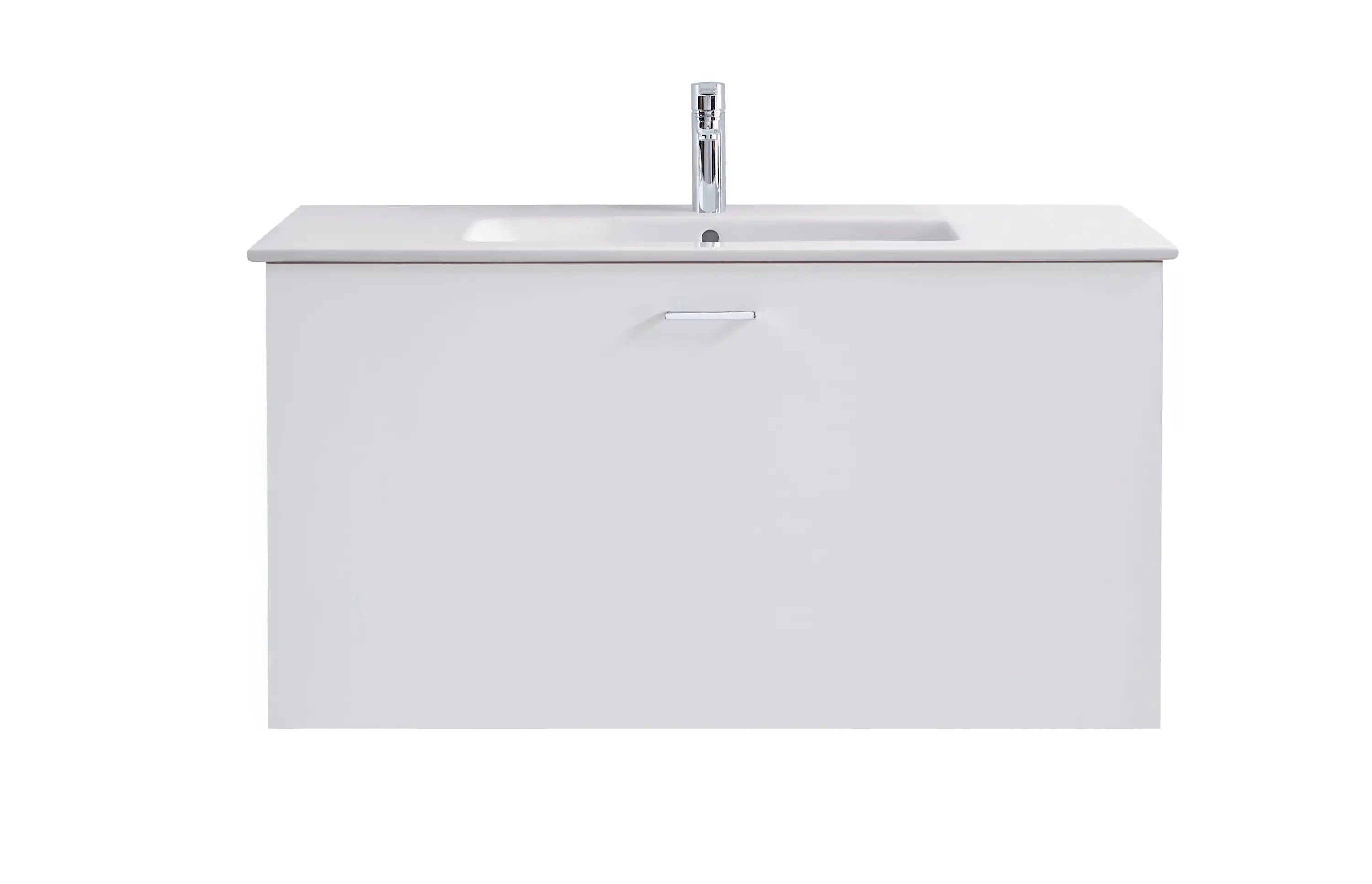 Duravit ME by Starck 32 5/8'' Rectangular Wall Mounted Sink in White with Single Faucet Hole and with Overflow