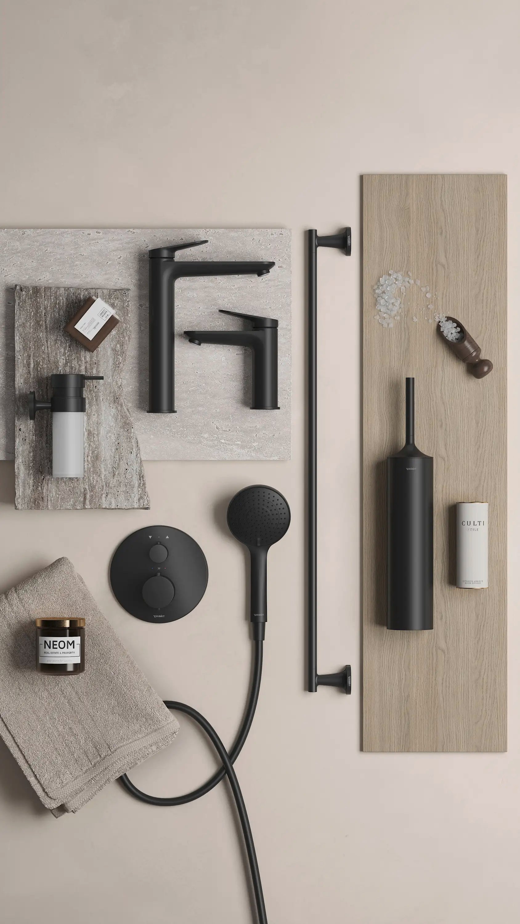Duravit Starck T 24'' Single Towel Bar