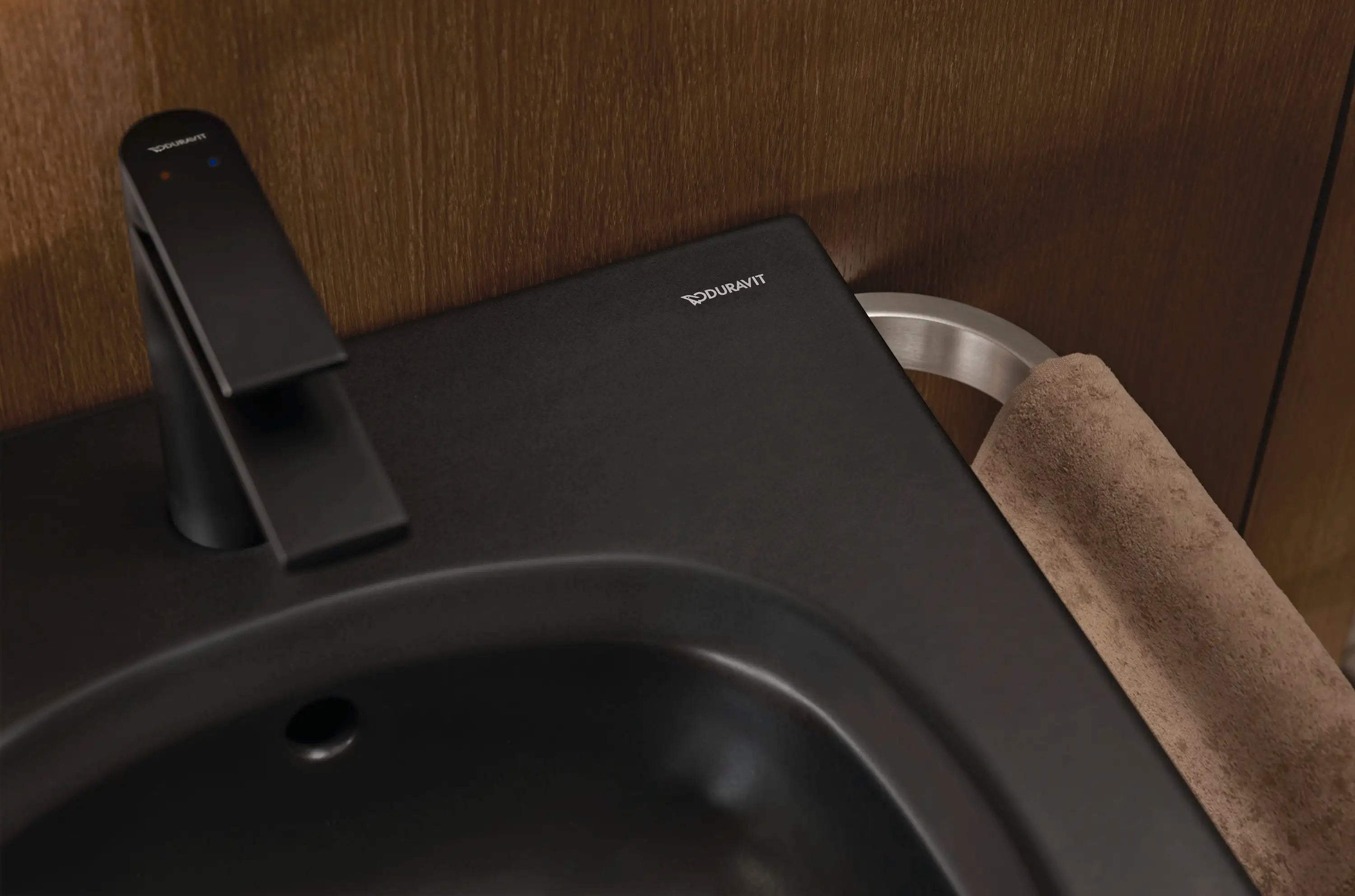 Duravit Aurena 30 1/2'' Rectangular Wall Mounted Sink with Single Faucet Hole and with Overflow