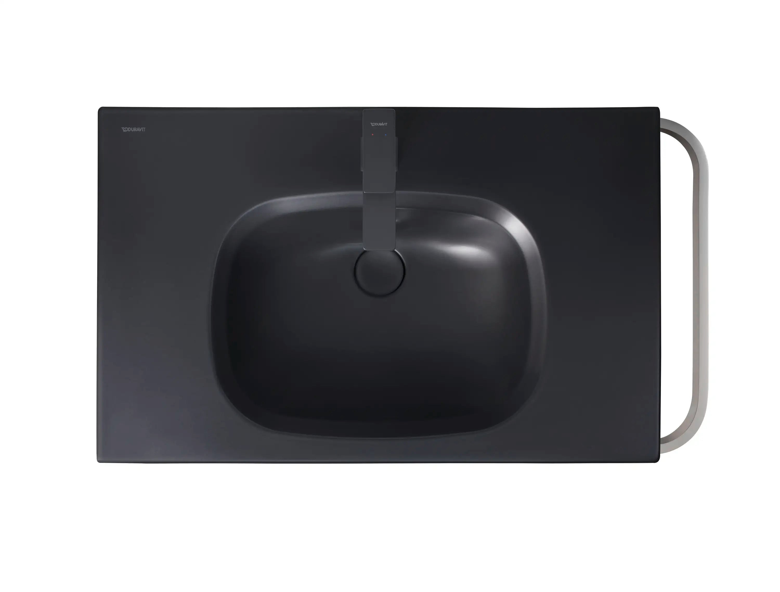 Duravit Aurena 30 1/2'' Rectangular Wall Mounted Sink with Single Faucet Hole and with Overflow