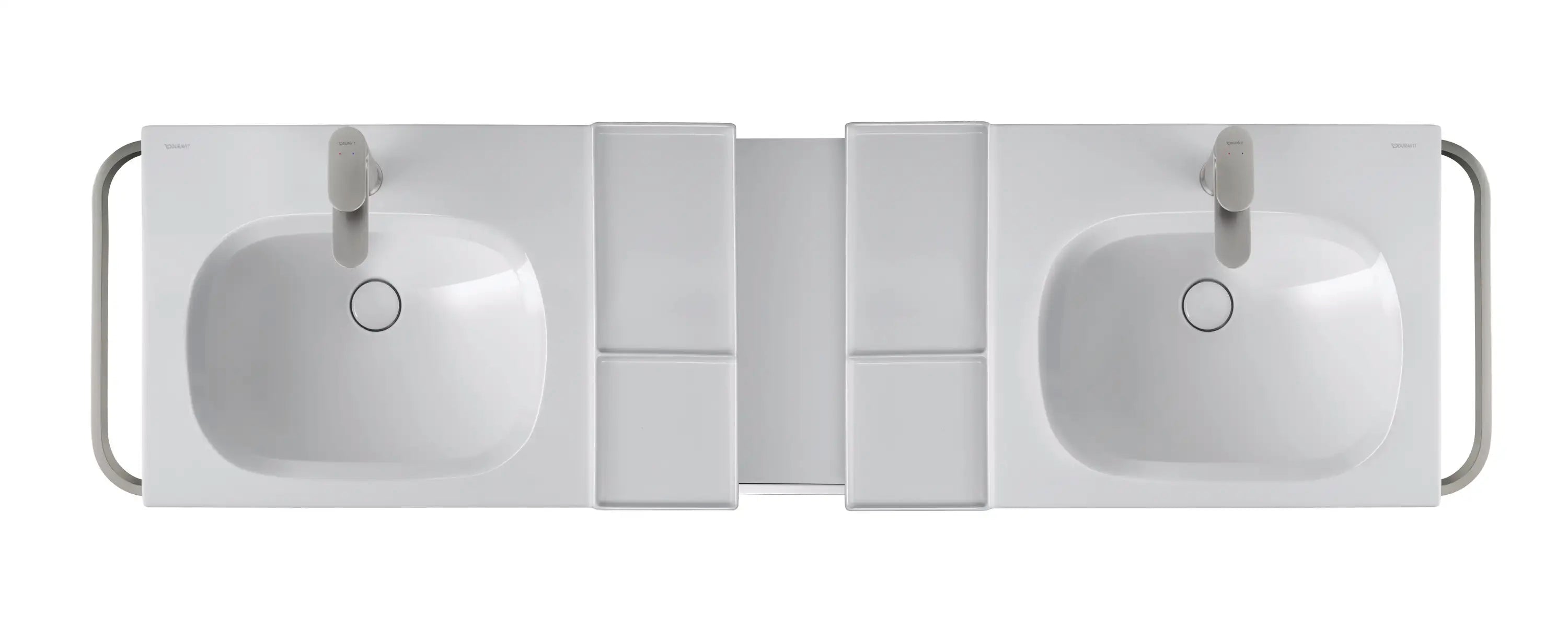 Duravit Aurena 31 3/4'' Rectangular Wall Mounted Sink in White with Single Faucet Hole and with Overflow
