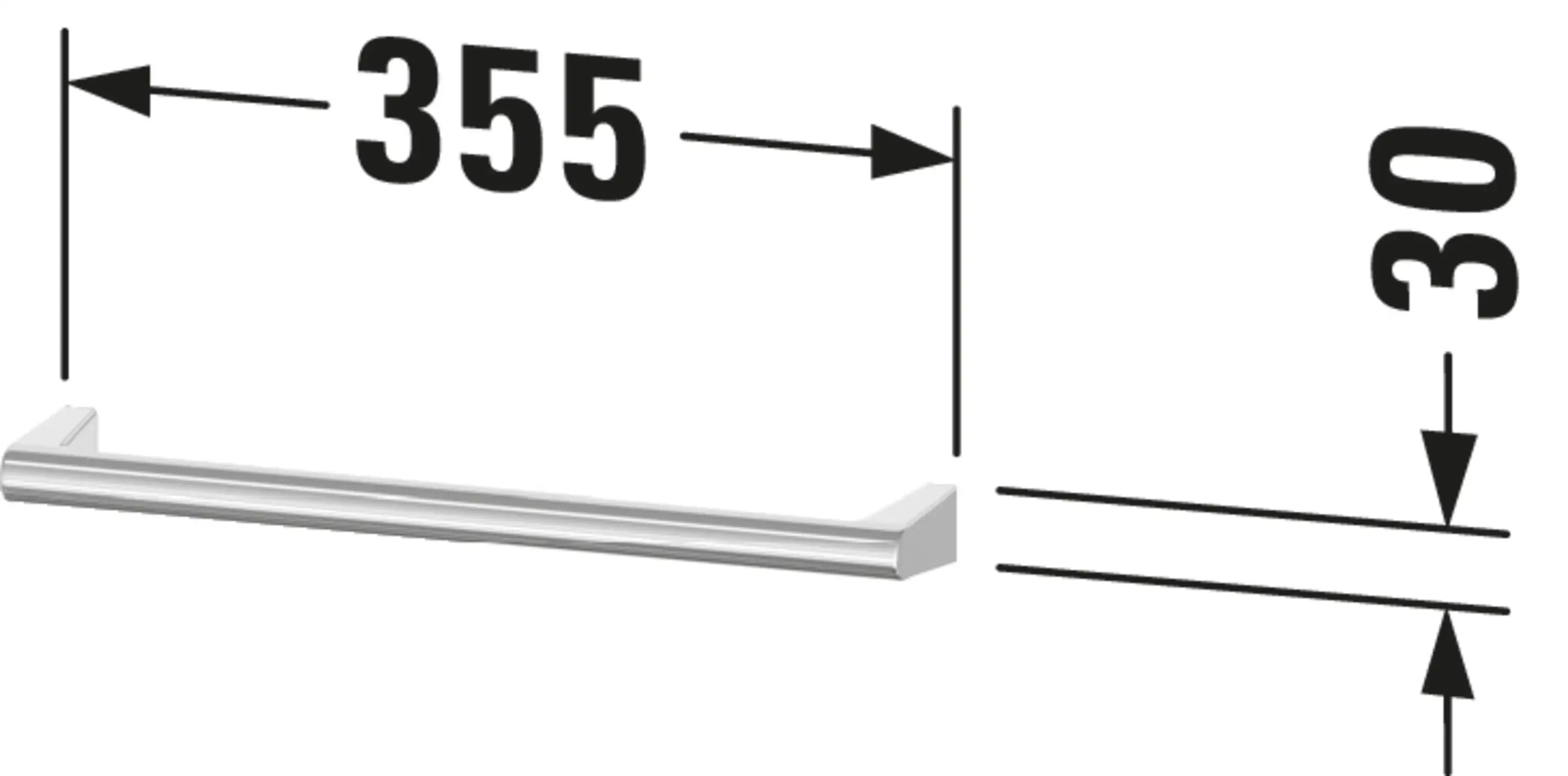 Duravit Sivida 14'' Towel Bar