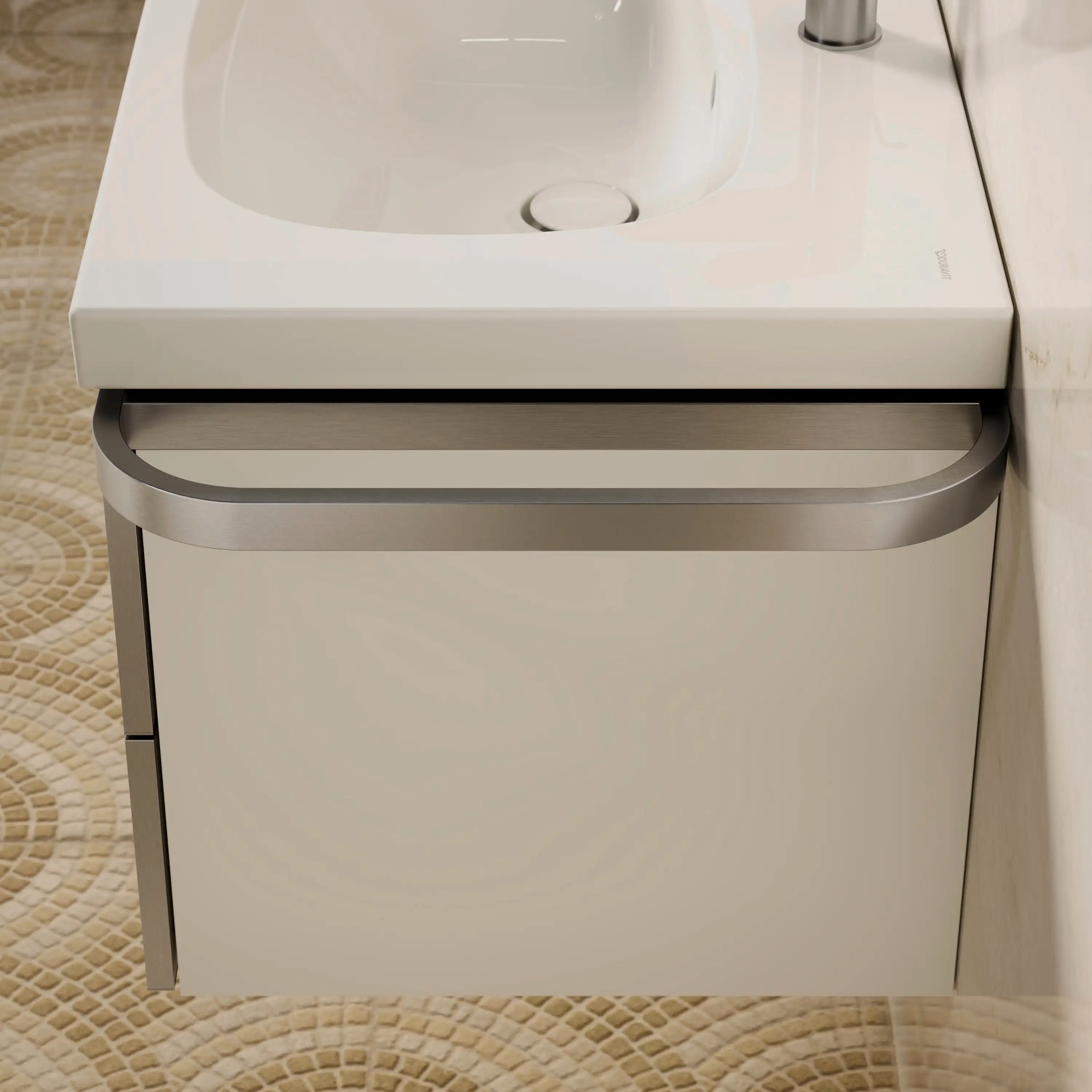 Duravit Aurena 23 5/8'' Rectangular Wall Mounted Sink with Single Faucet Hole and with Overflow