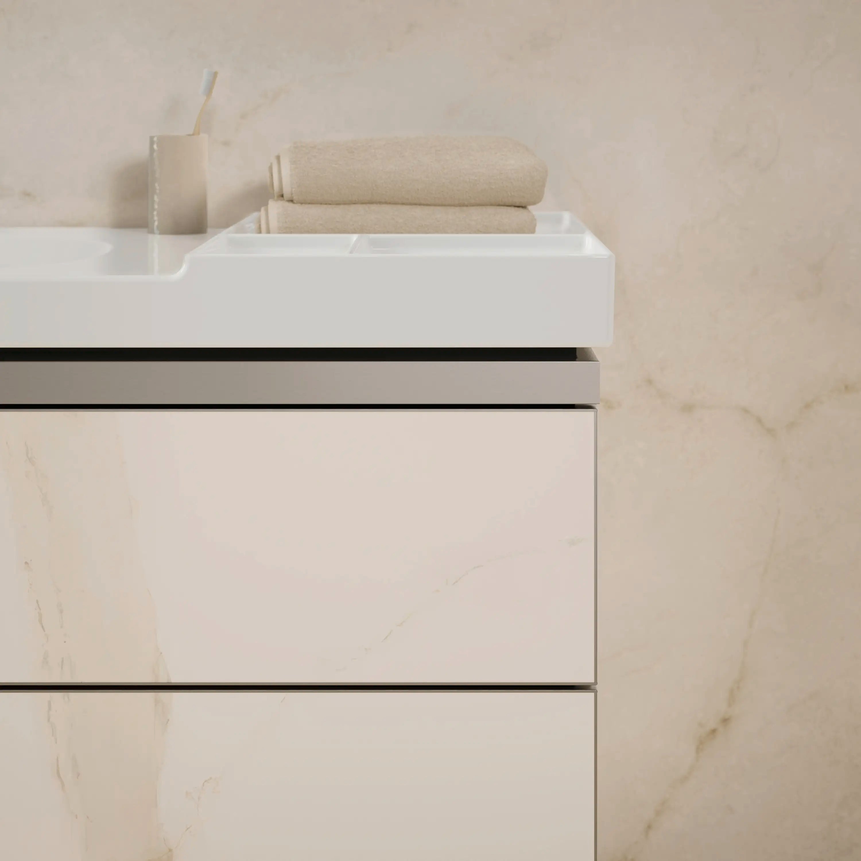 Duravit Aurena 31 3/4'' Rectangular Wall Mounted Sink in White with Single Faucet Hole and with Overflow