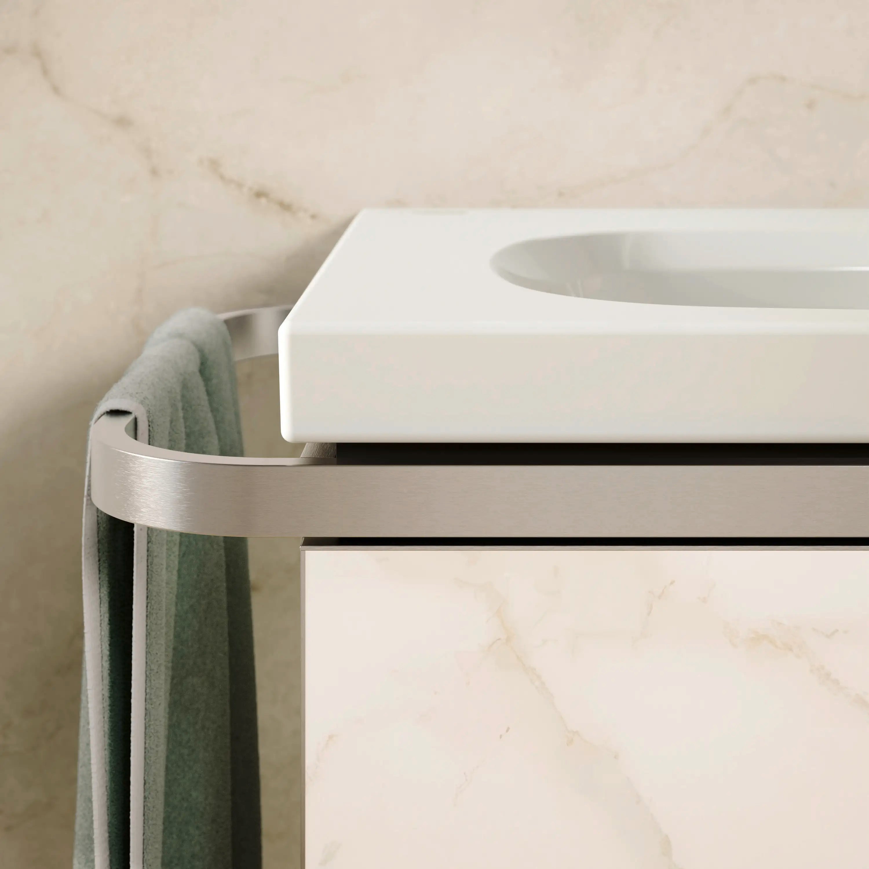 Duravit Aurena 30 1/2'' Rectangular Wall Mounted Sink with Single Faucet Hole and with Overflow